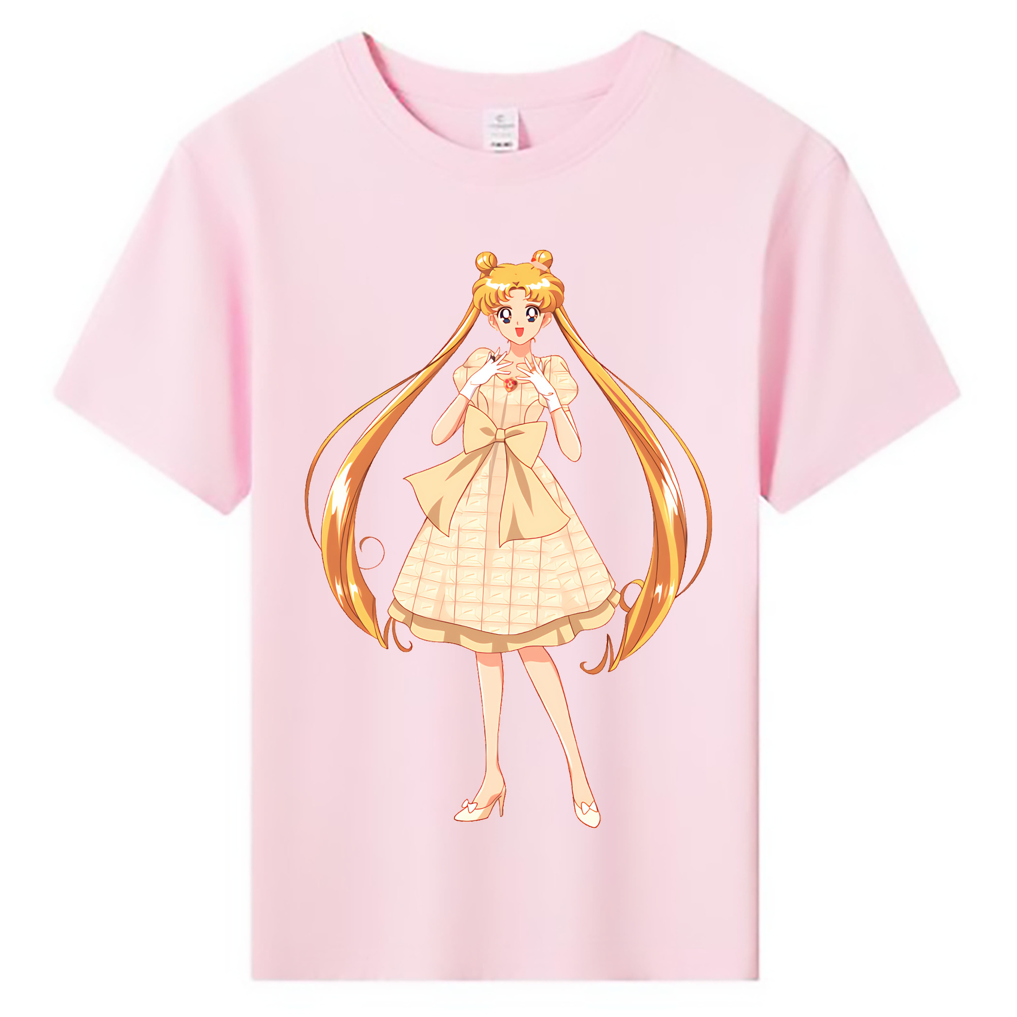 （画像用） 美少女戦士セーラームーン 愛野 美奈子 あいの みなこ Sailor Moon Aino Minako 綿100％キッズTシャツ（フロントプリント）