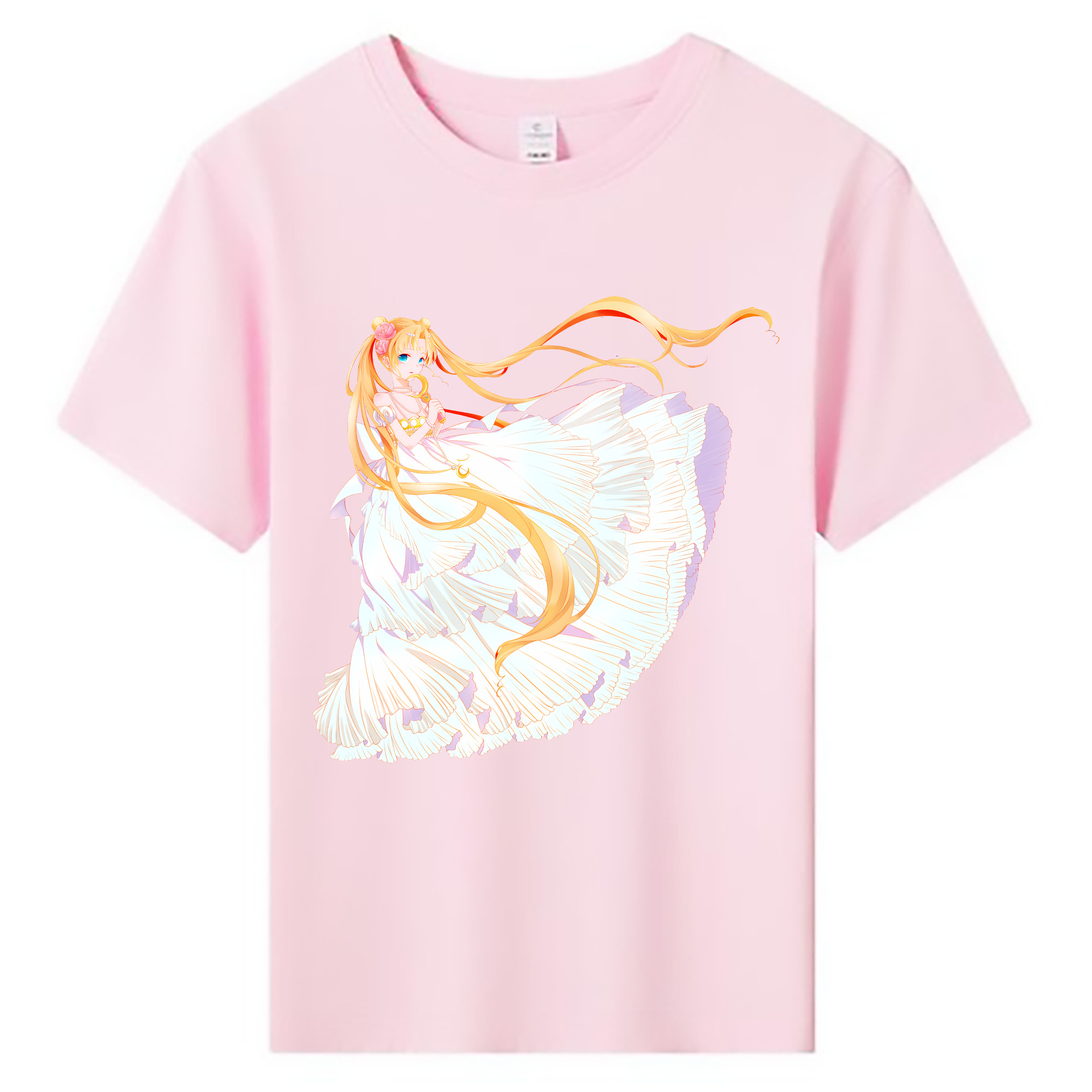 （画像用） 美少女戦士セーラームーン 愛野 美奈子 あいの みなこ Sailor Moon Aino Minako 綿100％キッズTシャツ（フロントプリント）
