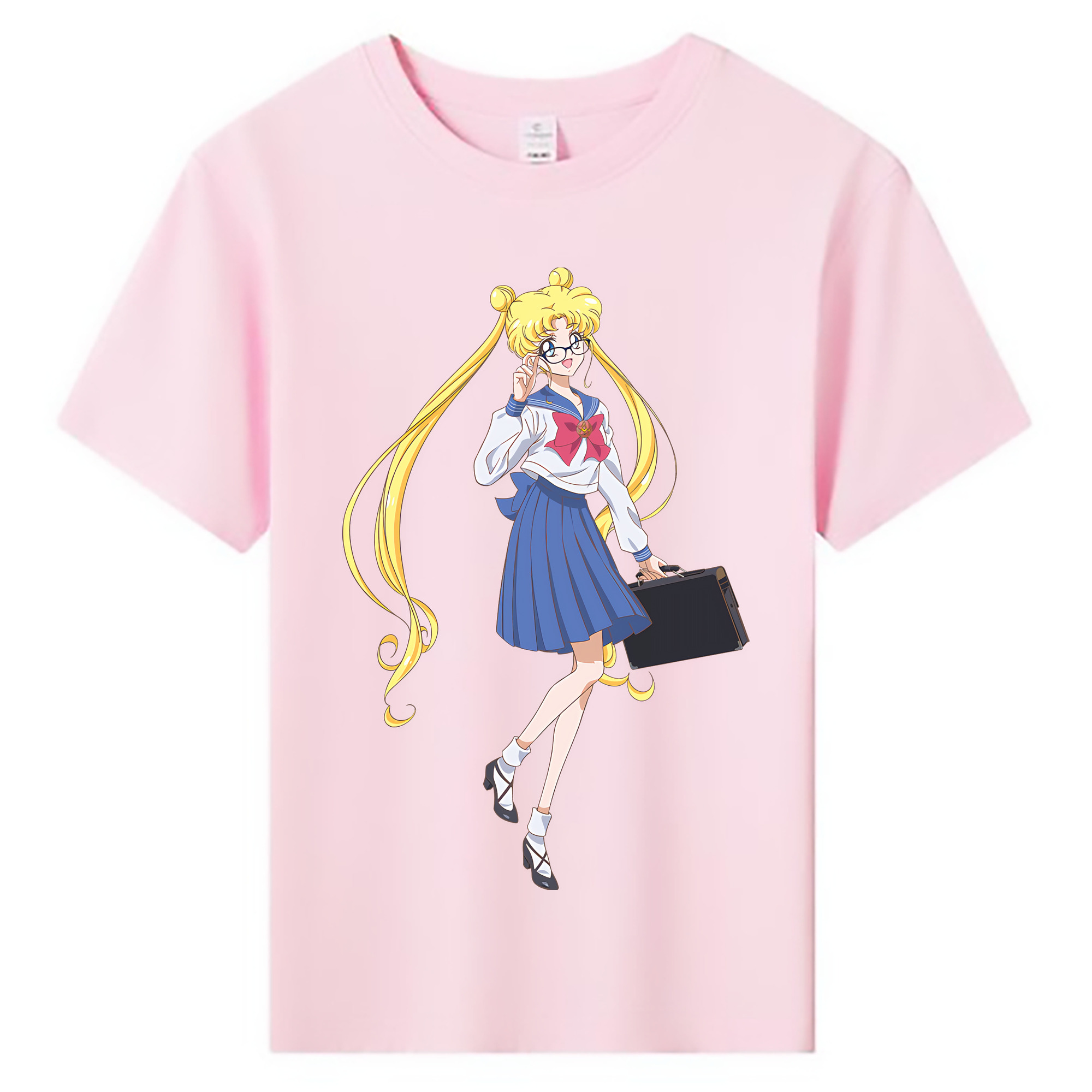 （画像用） 美少女戦士セーラームーン 愛野 美奈子 あいの みなこ Sailor Moon Aino Minako 綿100％キッズTシャツ（フロントプリント）