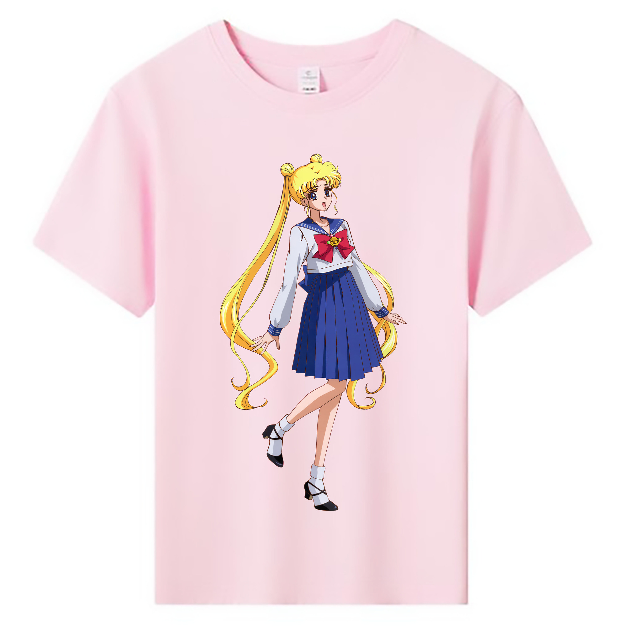 （画像用） 美少女戦士セーラームーン 愛野 美奈子 あいの みなこ Sailor Moon Aino Minako 綿100％キッズTシャツ（フロントプリント）