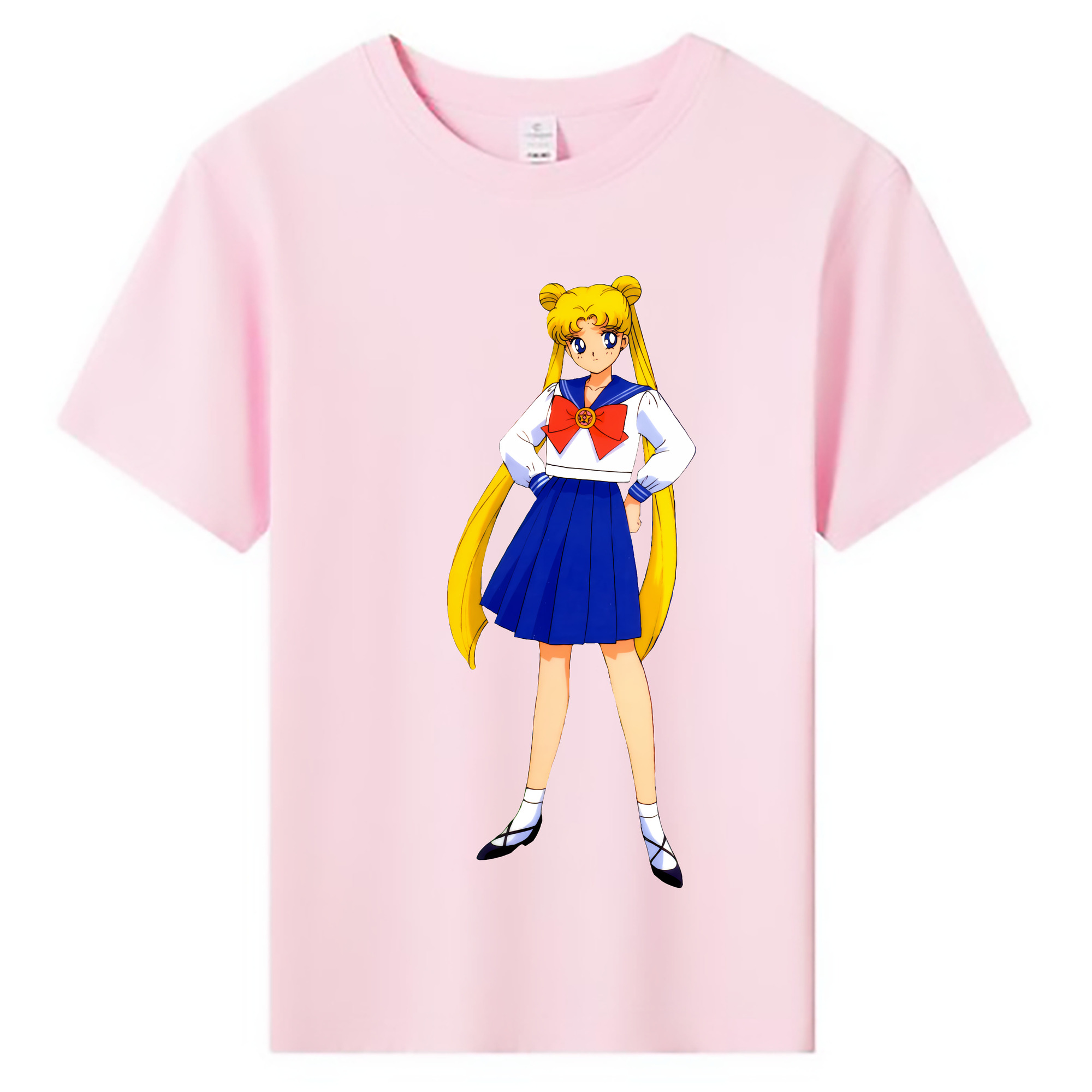 （画像用） 美少女戦士セーラームーン 愛野 美奈子 あいの みなこ Sailor Moon Aino Minako 綿100％キッズTシャツ（フロントプリント）