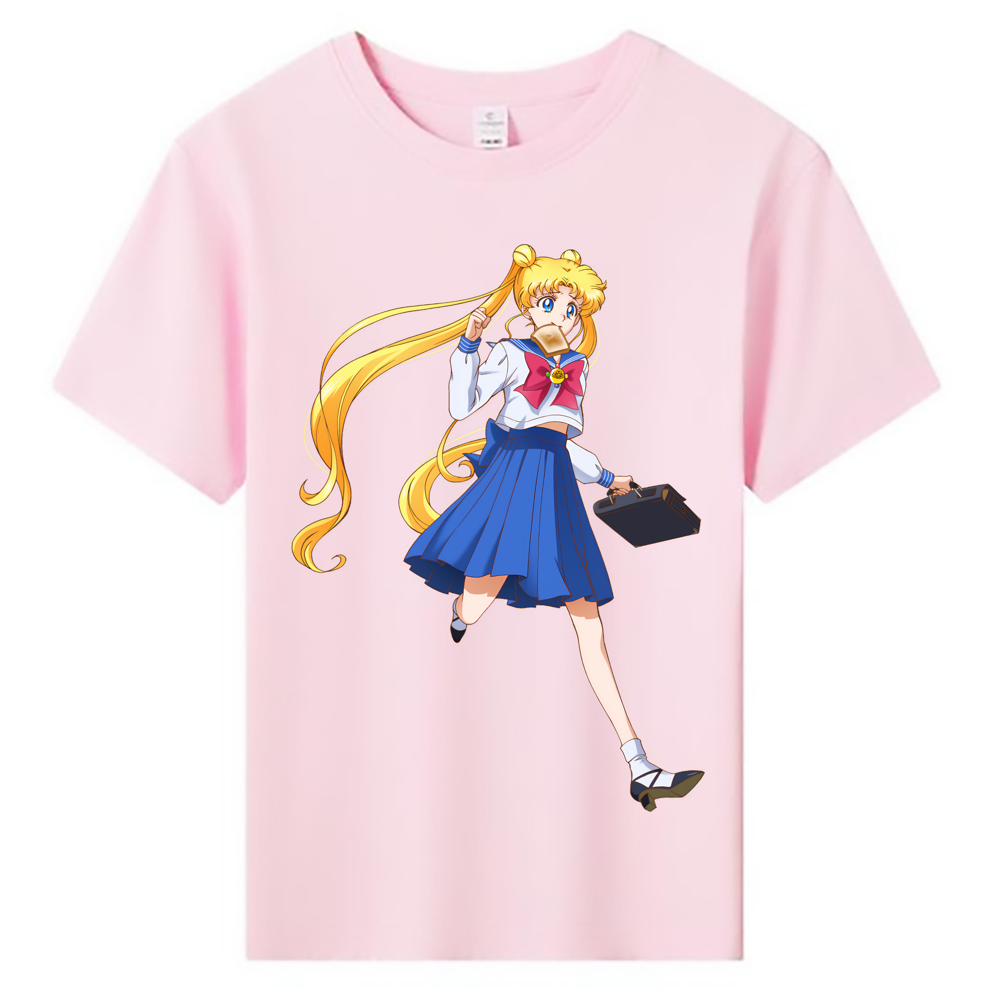（画像用） 美少女戦士セーラームーン 愛野 美奈子 あいの みなこ Sailor Moon Aino Minako 綿100％キッズTシャツ（フロントプリント）