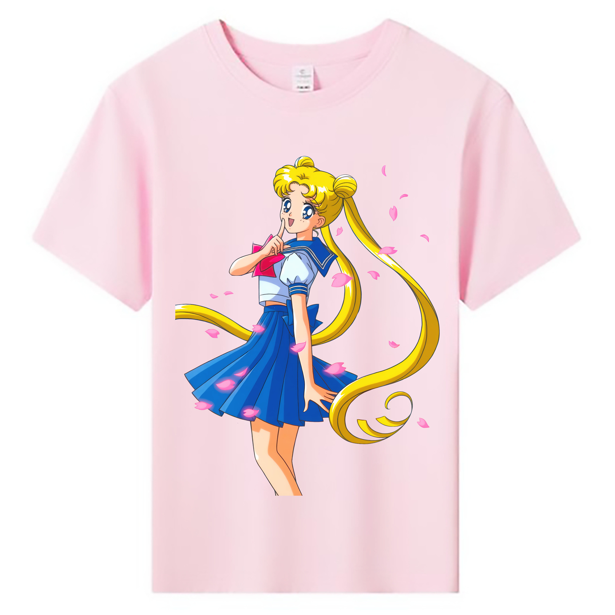 （画像用） 美少女戦士セーラームーン 愛野 美奈子 あいの みなこ Sailor Moon Aino Minako 綿100％キッズTシャツ（フロントプリント）