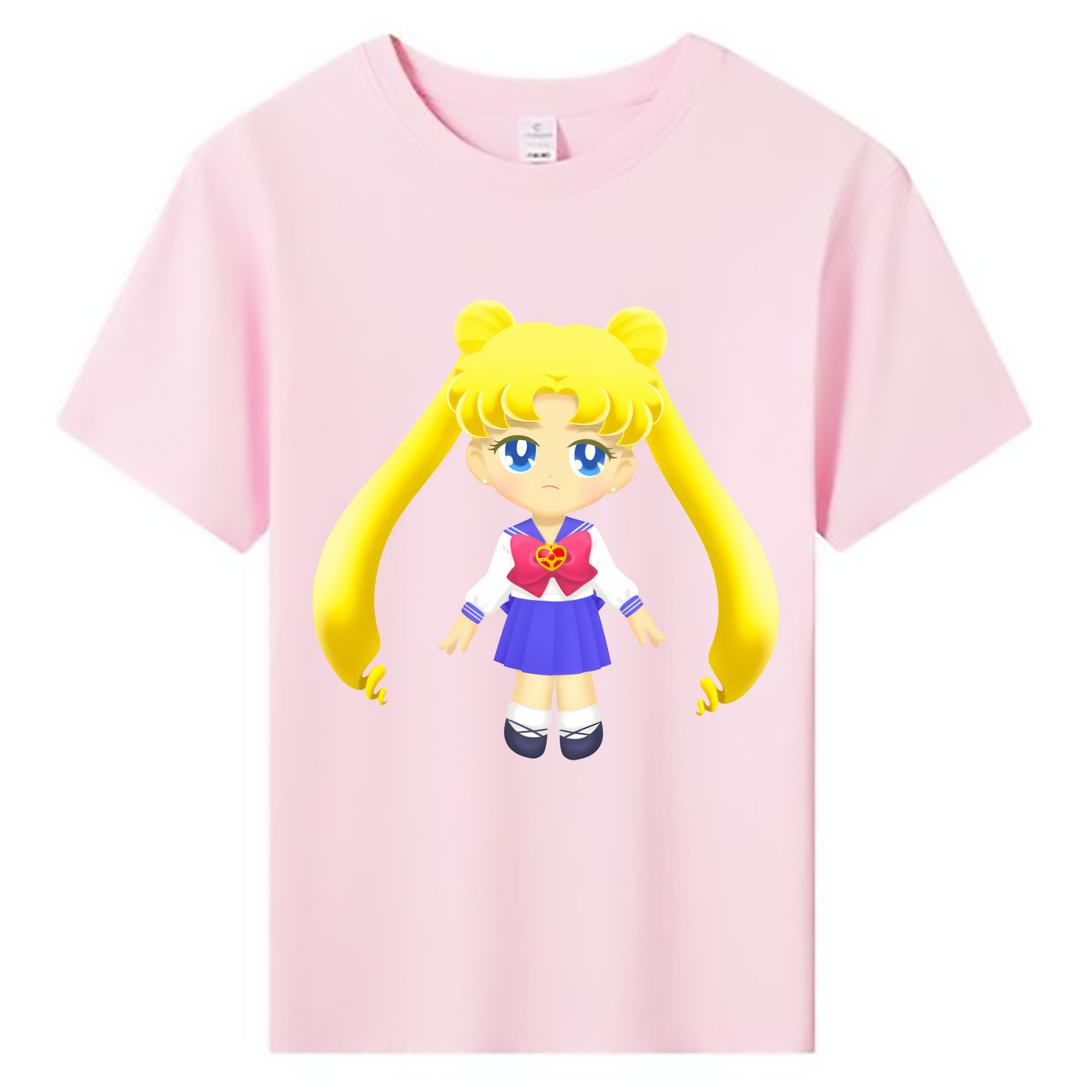 （画像用） 美少女戦士セーラームーン 愛野 美奈子 あいの みなこ Sailor Moon Aino Minako 綿100％キッズTシャツ（フロントプリント）