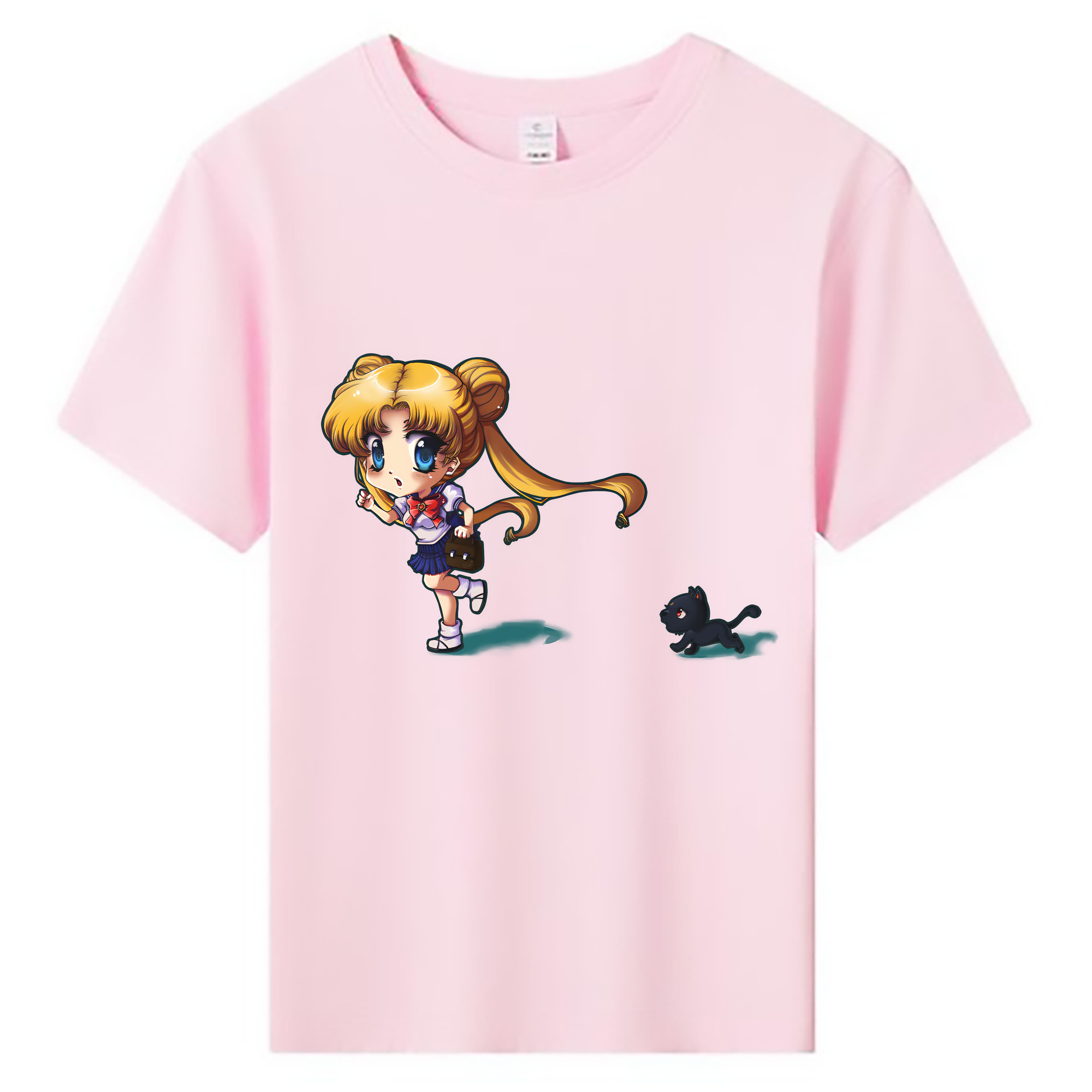 （画像用） 美少女戦士セーラームーン 愛野 美奈子 あいの みなこ Sailor Moon Aino Minako 綿100％キッズTシャツ（フロントプリント）