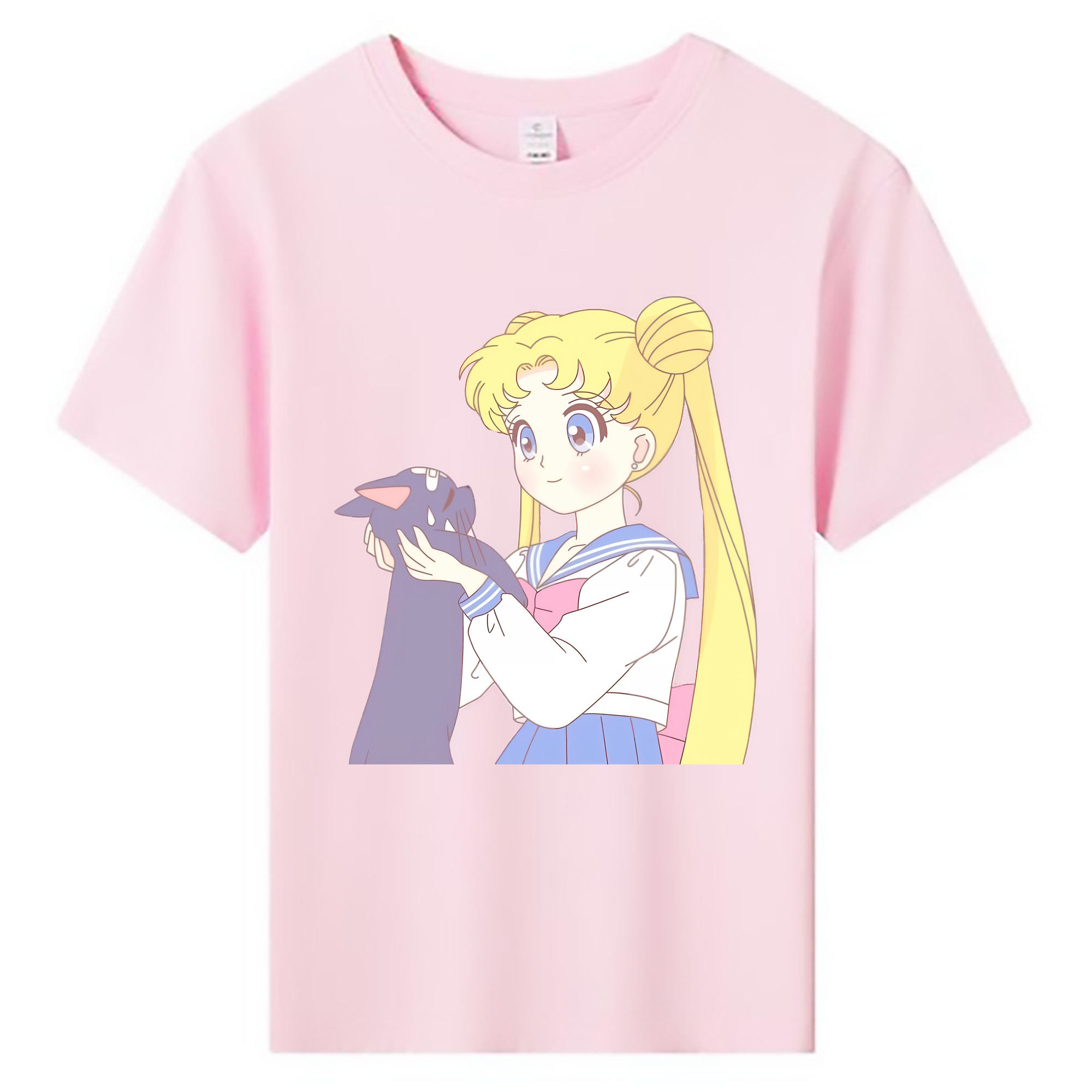 （画像用） 美少女戦士セーラームーン 愛野 美奈子 あいの みなこ Sailor Moon Aino Minako 綿100％キッズTシャツ（フロントプリント）