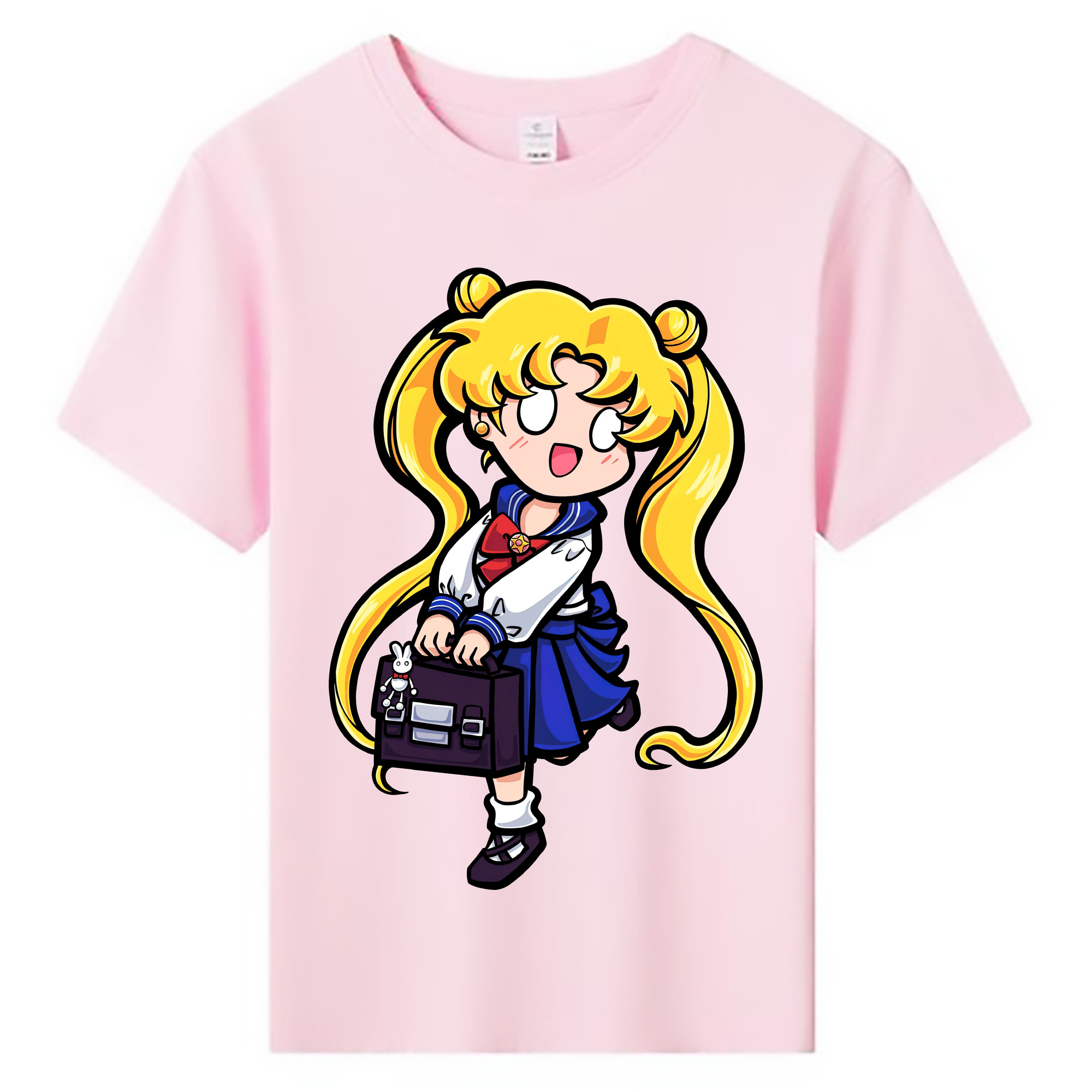 （画像用） 美少女戦士セーラームーン 愛野 美奈子 あいの みなこ Sailor Moon Aino Minako 綿100％キッズTシャツ（フロントプリント）