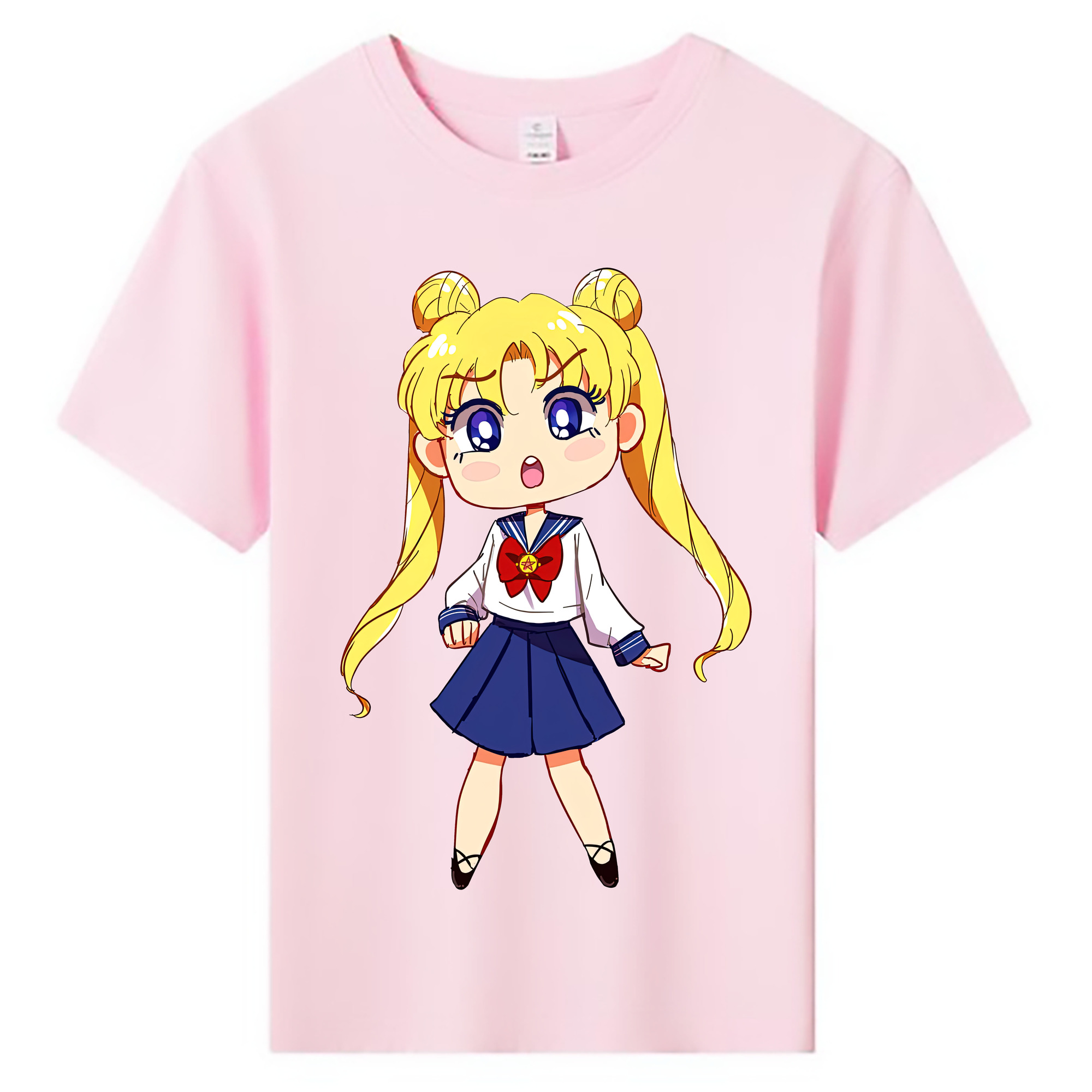 （画像用） 美少女戦士セーラームーン 愛野 美奈子 あいの みなこ Sailor Moon Aino Minako 綿100％キッズTシャツ（フロントプリント）
