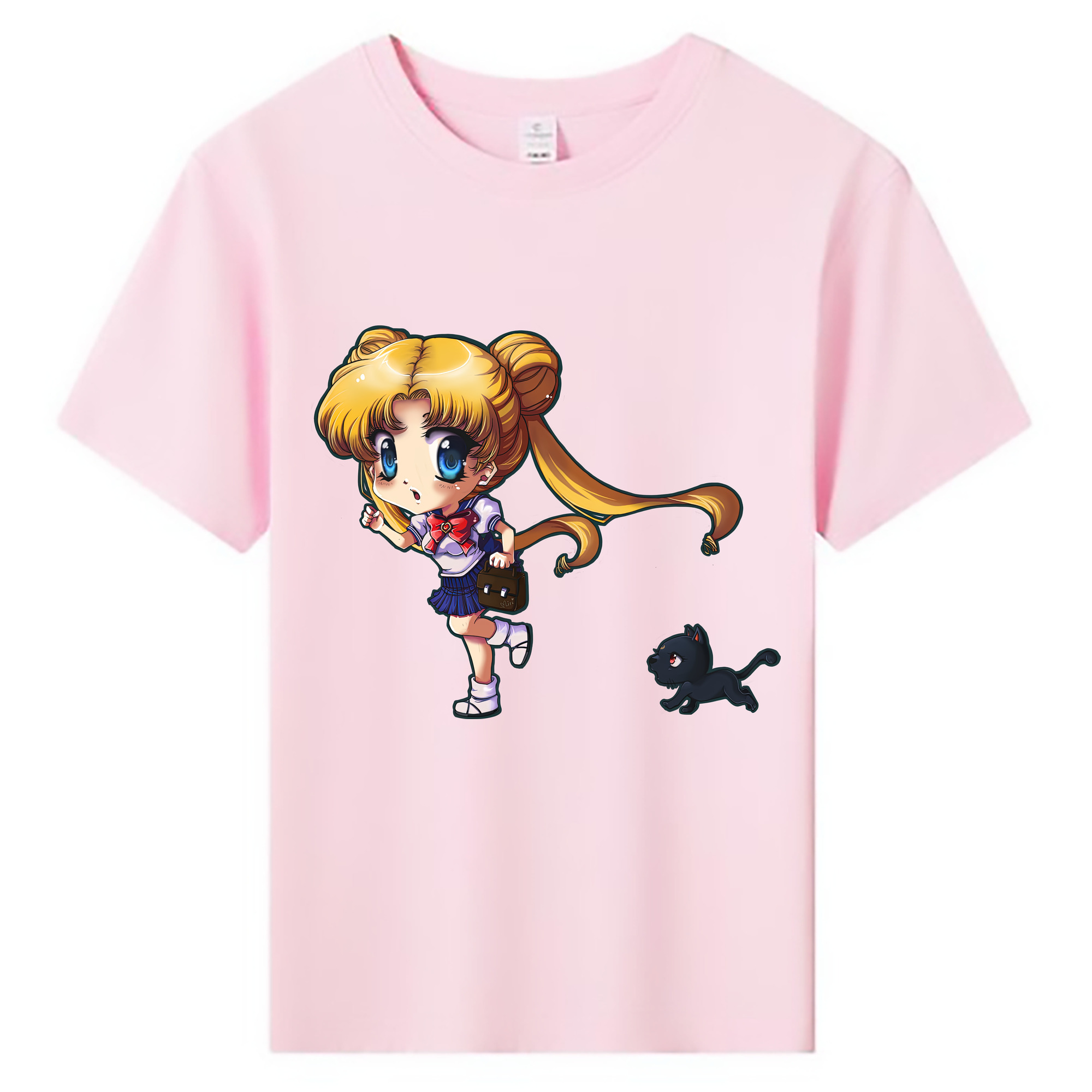 （画像用） 美少女戦士セーラームーン 愛野 美奈子 あいの みなこ Sailor Moon Aino Minako 綿100％キッズTシャツ（フロントプリント）