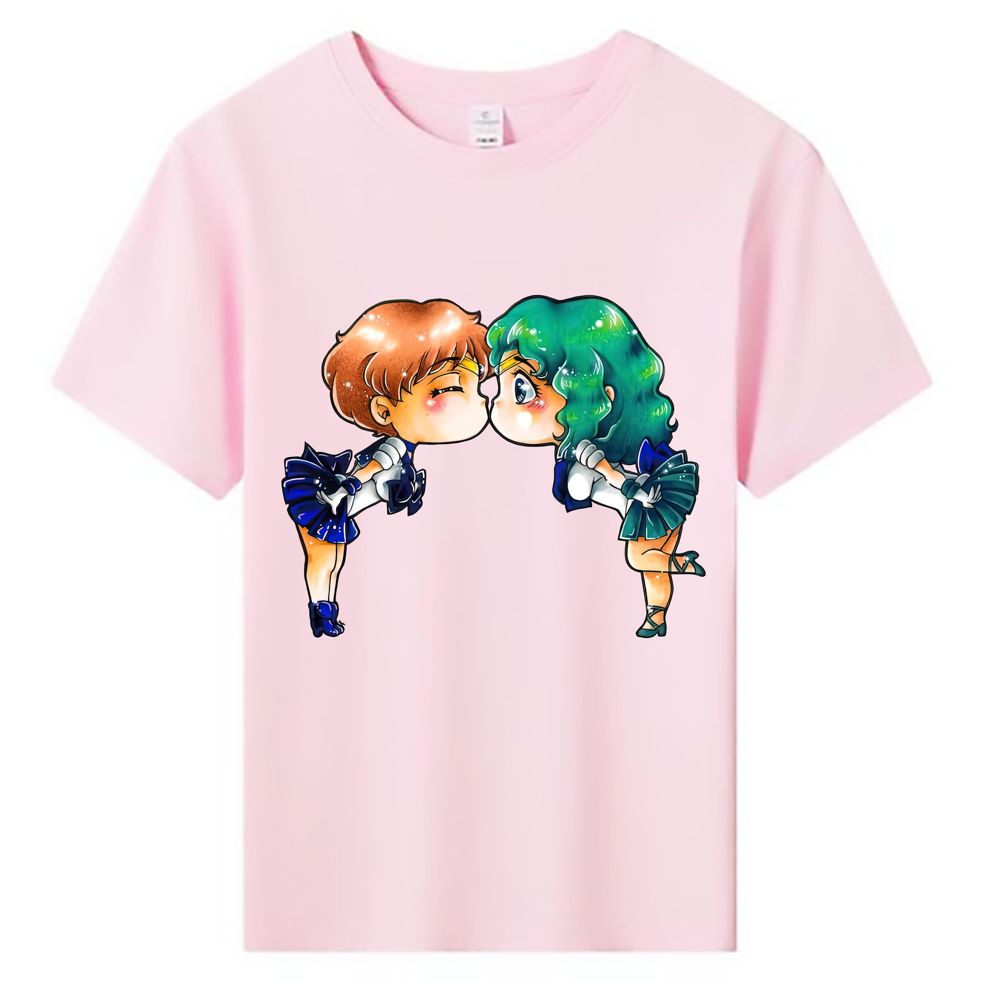 （画像用） 美少女戦士セーラームーン 天王はるか Sailor Moon Tenoh Haruka 綿100％キッズTシャツ（フロントプリント）