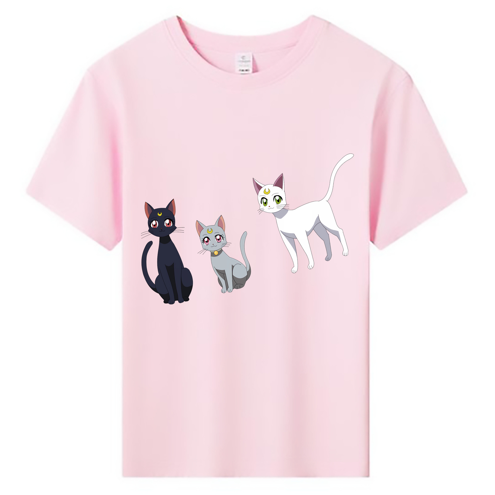 （画像用） 美少女戦士セーラームーン Sailor Moon 綿100％キッズTシャツ（フロントプリント）
