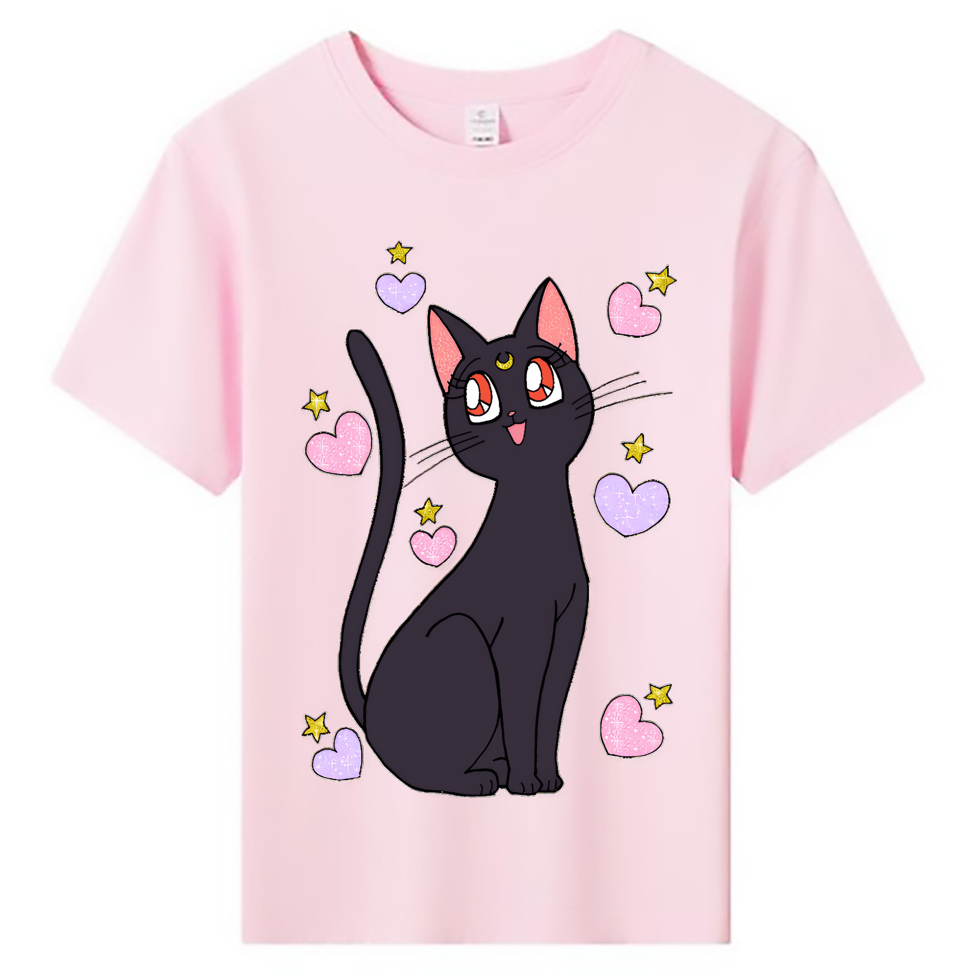 （画像用） 美少女戦士セーラームーン Sailor Moon 綿100％キッズTシャツ（フロントプリント）