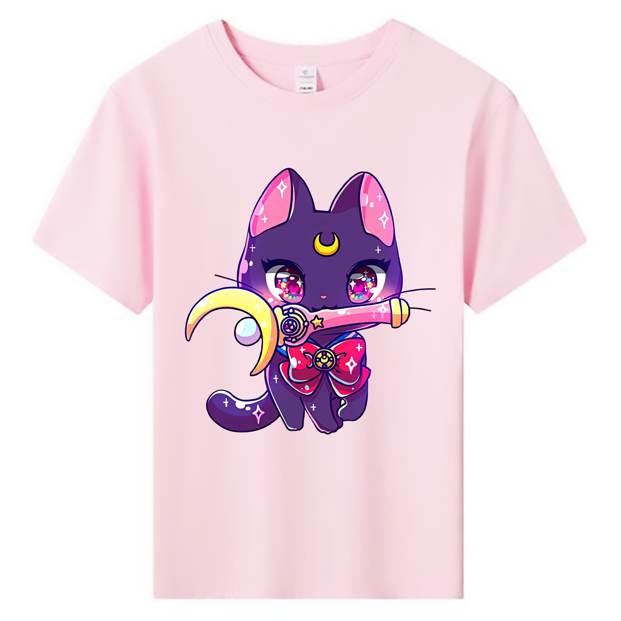 （画像用） 美少女戦士セーラームーン Sailor Moon 綿100％キッズTシャツ（フロントプリント）