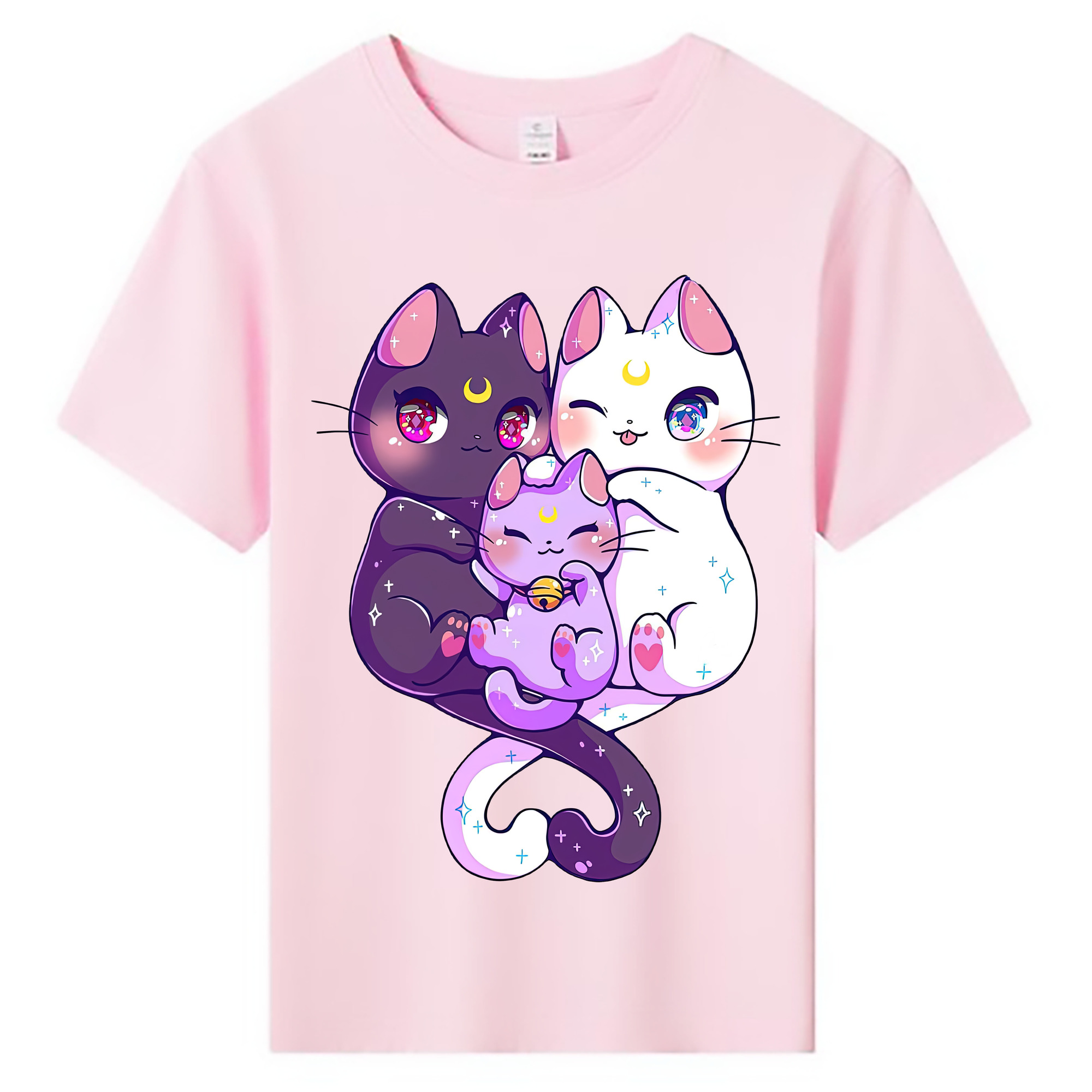 （画像用） 美少女戦士セーラームーン Sailor Moon 綿100％キッズTシャツ（フロントプリント）