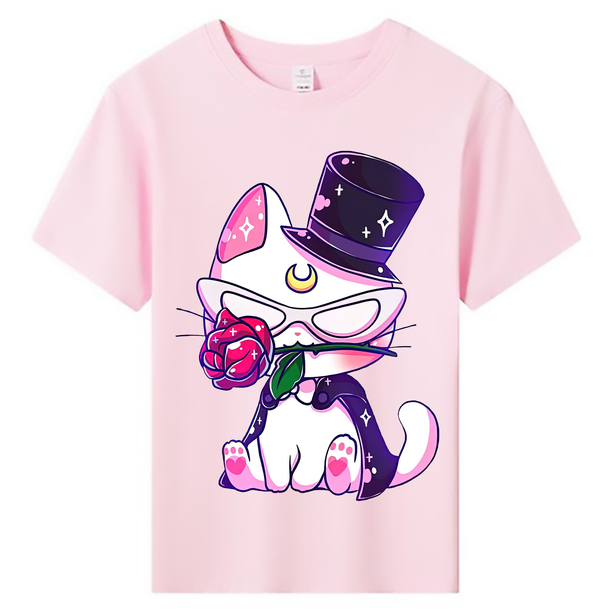 （画像用） 美少女戦士セーラームーン Sailor Moon 綿100％キッズTシャツ（フロントプリント）
