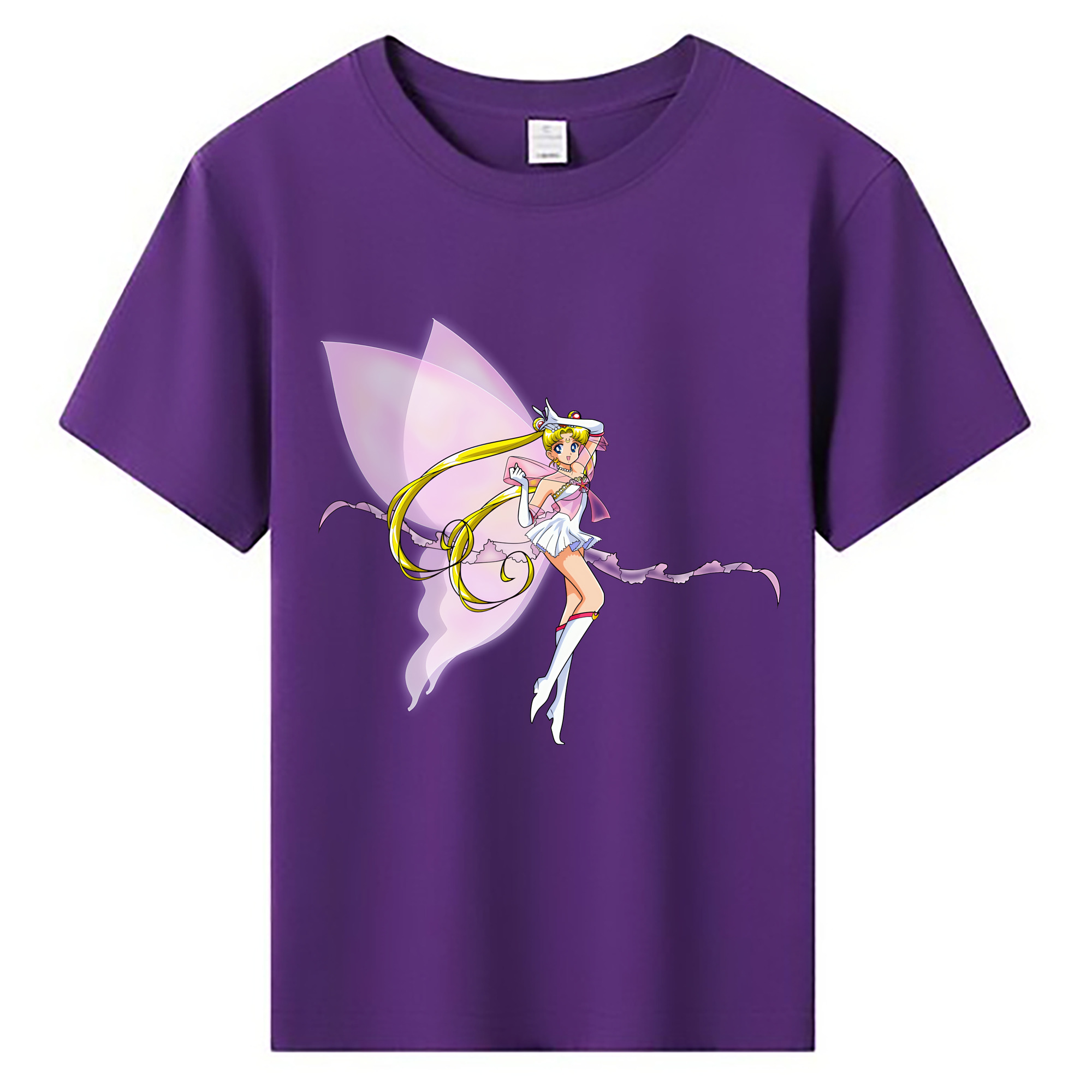 （画像用） 美少女戦士セーラームーン 月野 うさぎ つきの うさぎ Sailor Moon Tsukino Usagi 綿100％キッズTシャツ（フロントプリント）