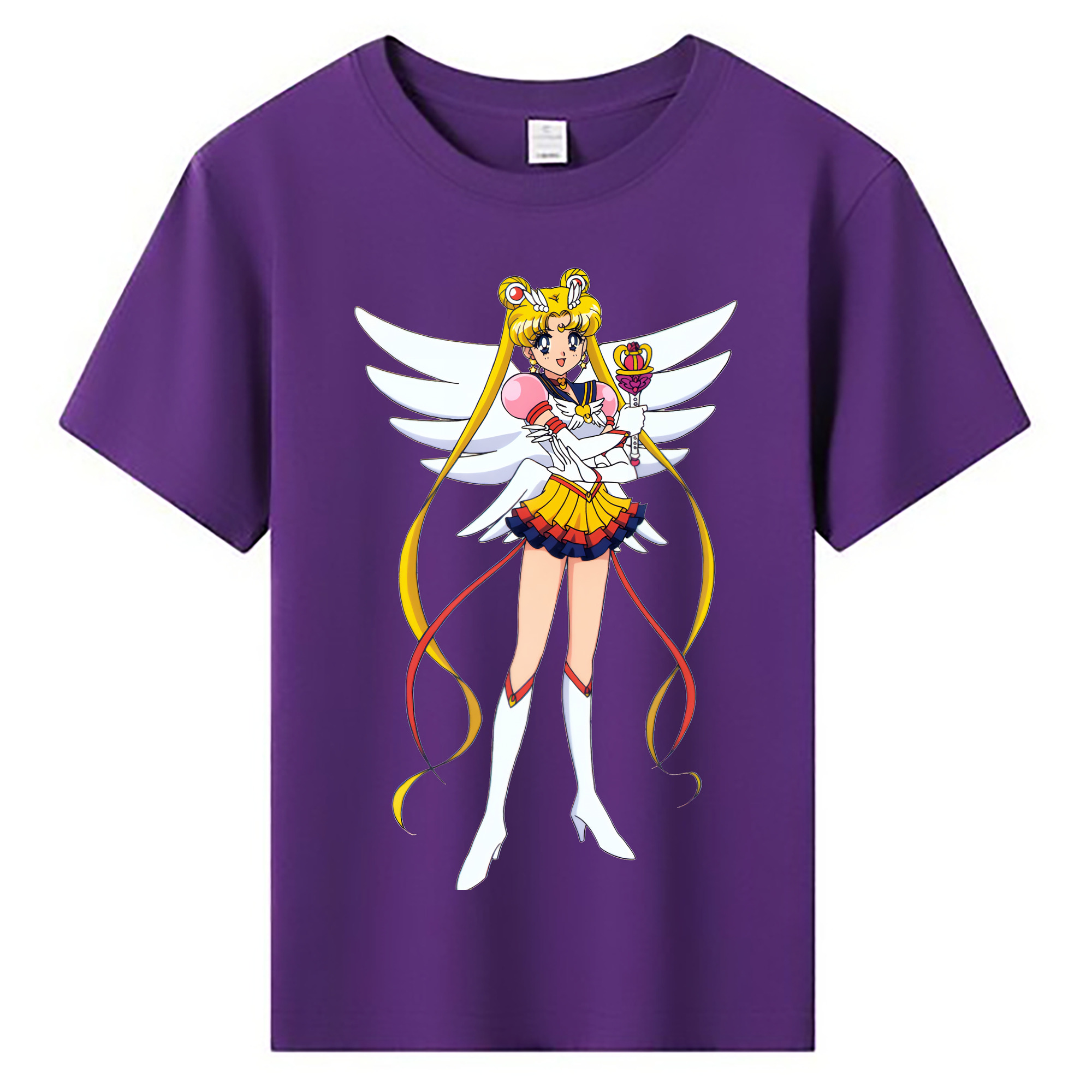（画像用） 美少女戦士セーラームーン 月野 うさぎ つきの うさぎ Sailor Moon Tsukino Usagi 綿100％キッズTシャツ（フロントプリント）