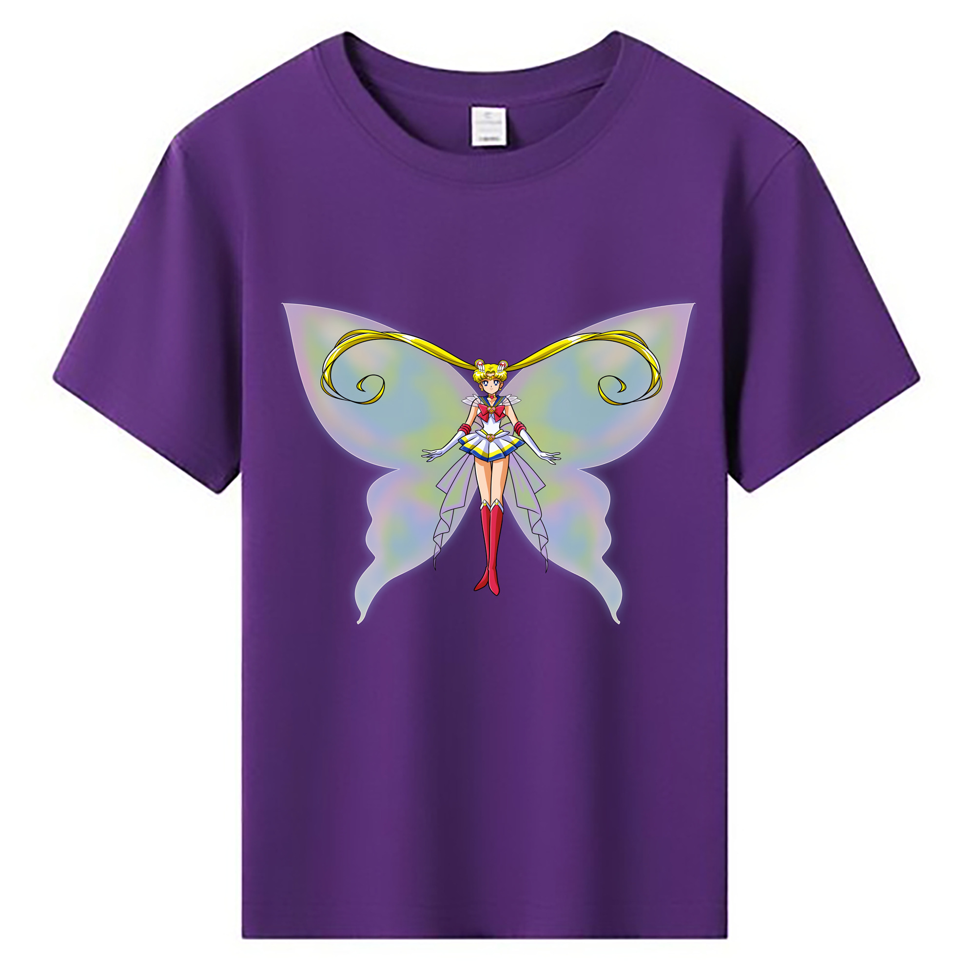 （画像用） 美少女戦士セーラームーン 月野 うさぎ つきの うさぎ Sailor Moon Tsukino Usagi 綿100％キッズTシャツ（フロントプリント）