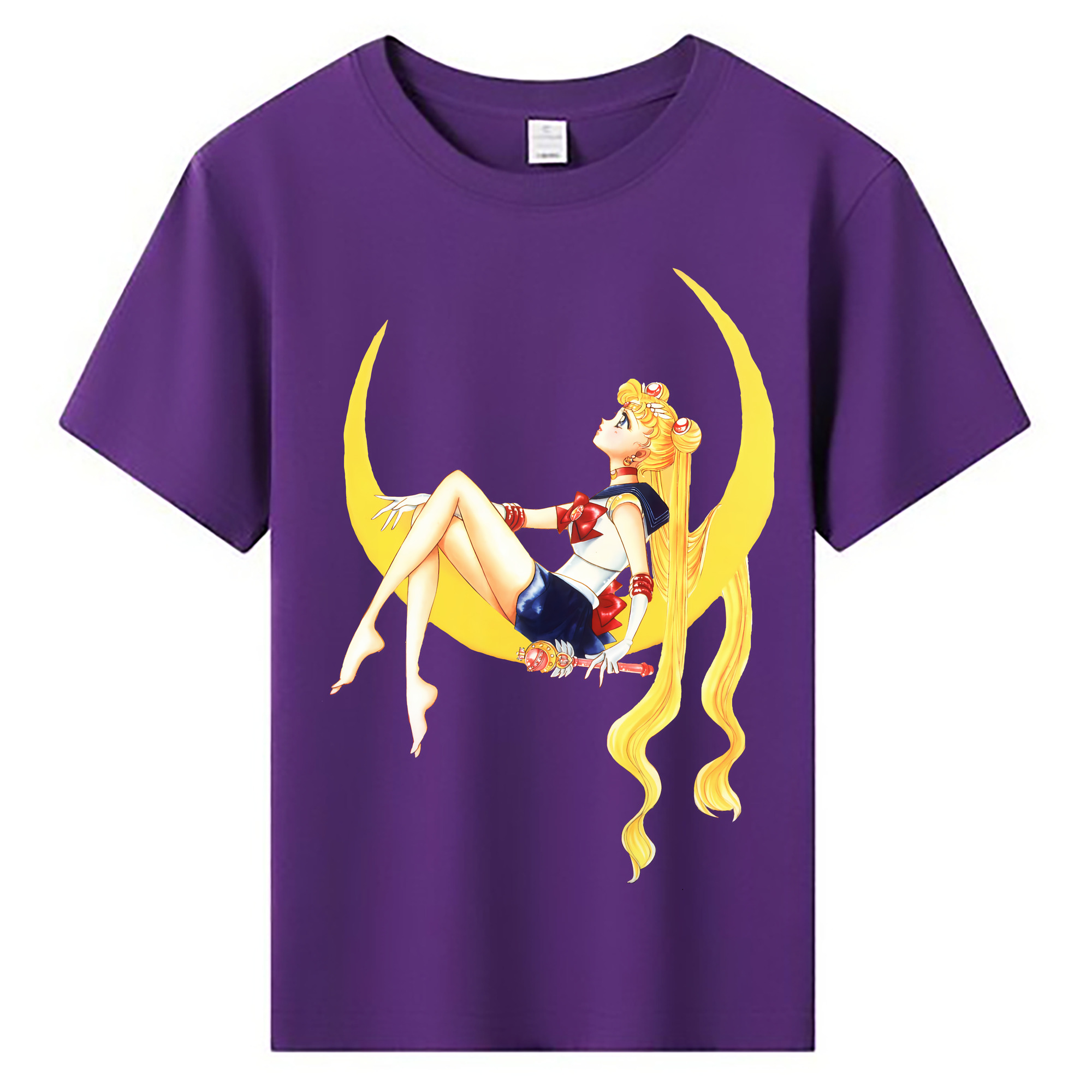 （画像用） 美少女戦士セーラームーン 月野 うさぎ つきの うさぎ Sailor Moon Tsukino Usagi 綿100％キッズTシャツ（フロントプリント）