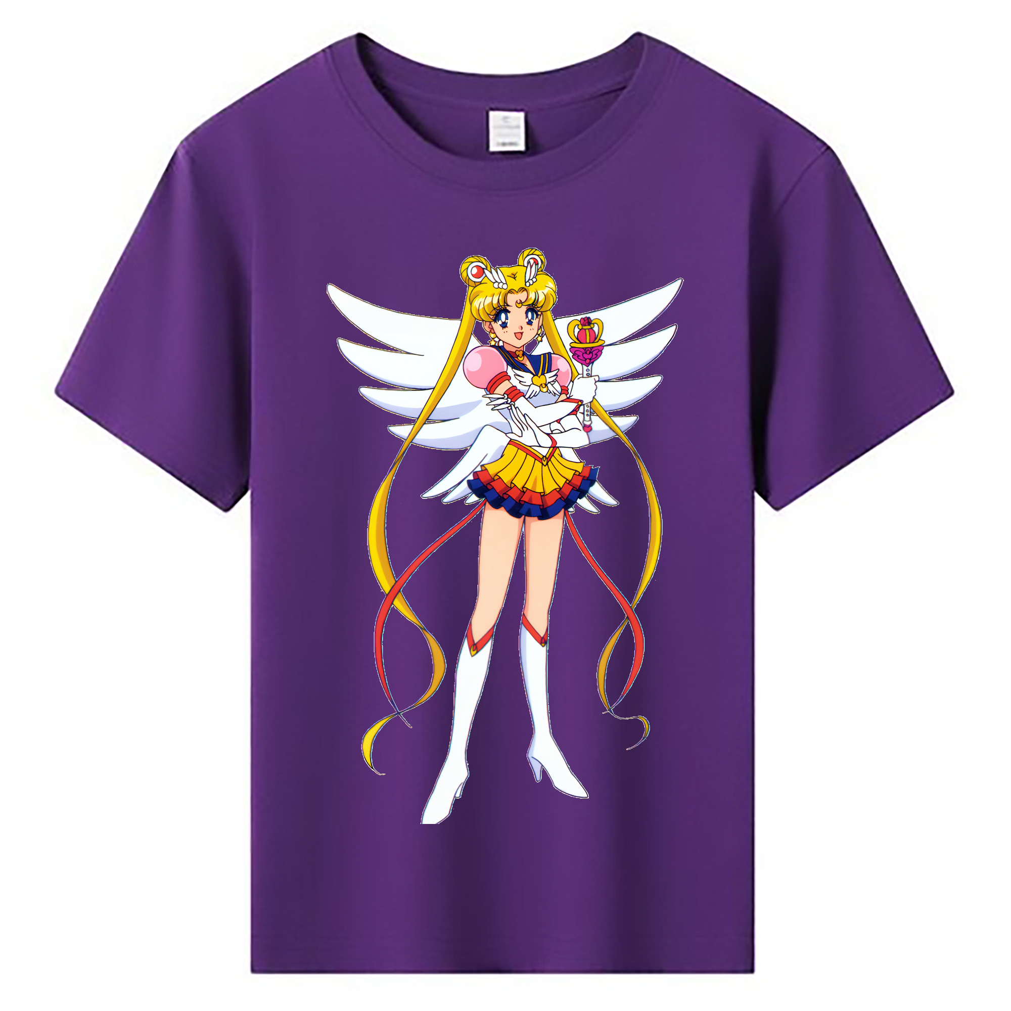 （画像用） 美少女戦士セーラームーン 月野 うさぎ つきの うさぎ Sailor Moon Tsukino Usagi 綿100％キッズTシャツ（フロントプリント）