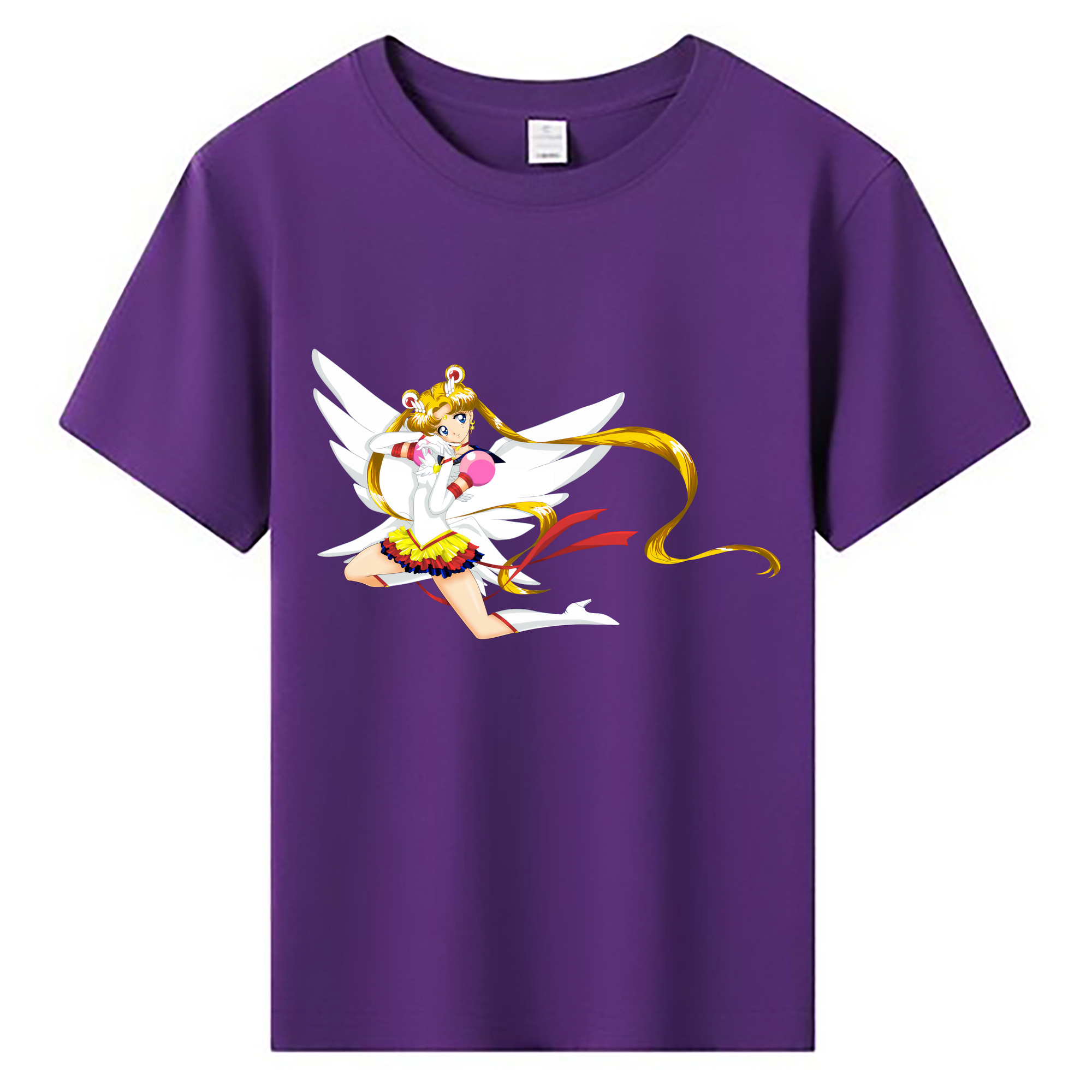 （画像用） 美少女戦士セーラームーン 月野 うさぎ つきの うさぎ Sailor Moon Tsukino Usagi 綿100％キッズTシャツ（フロントプリント）