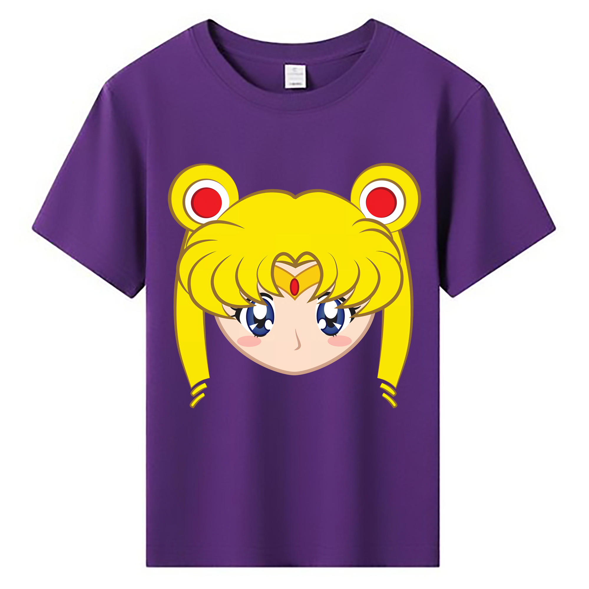 （画像用） 美少女戦士セーラームーン 月野 うさぎ つきの うさぎ Sailor Moon Tsukino Usagi 綿100％キッズTシャツ（フロントプリント）