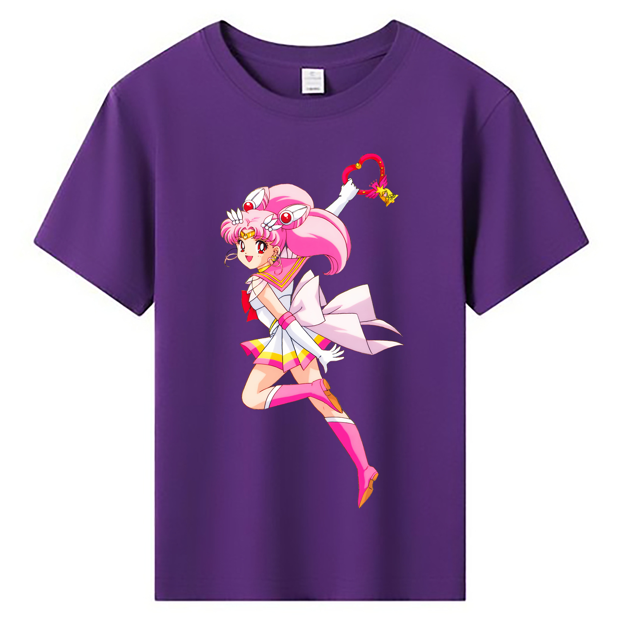 （画像用） 美少女戦士セーラームーン ちびうさ Sailor Moon Chibiusa Tsukino Usagi Small Lady Serenity 綿100％キッズTシャツ（フロントプリント）