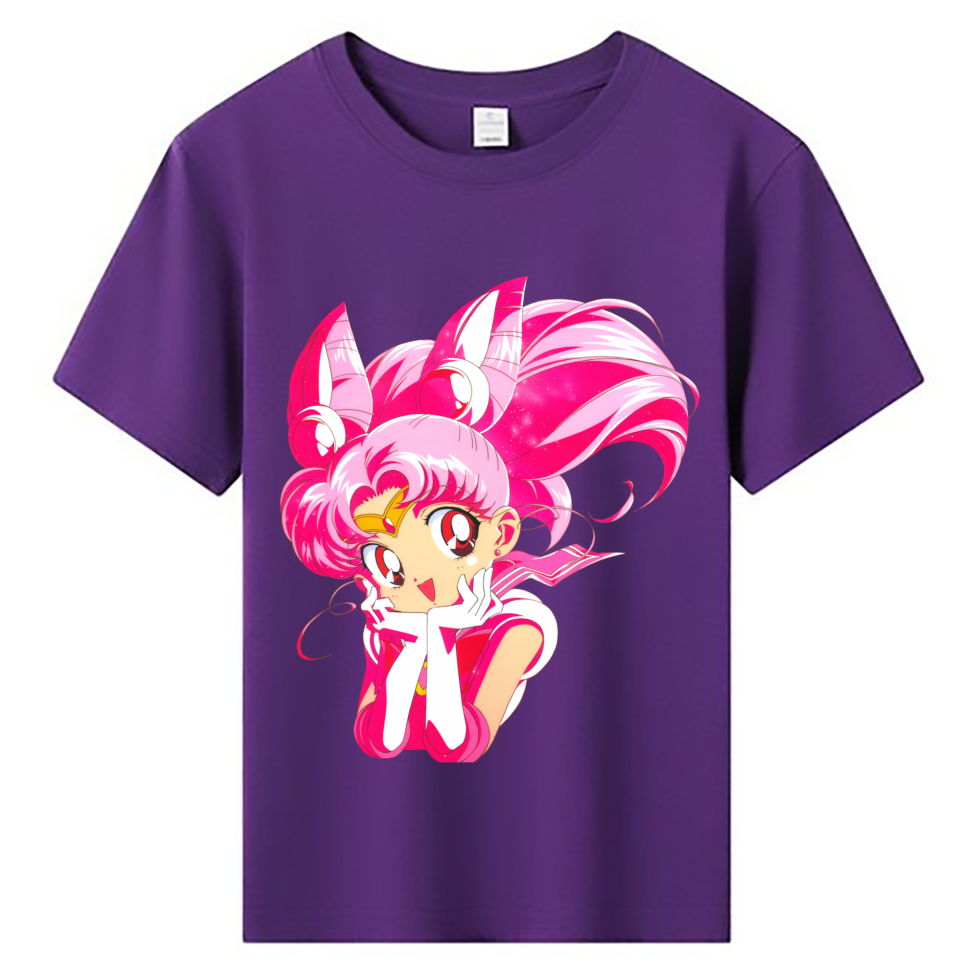 （画像用） 美少女戦士セーラームーン ちびうさ Sailor Moon Chibiusa Tsukino Usagi Small Lady Serenity 綿100％キッズTシャツ（フロントプリント）