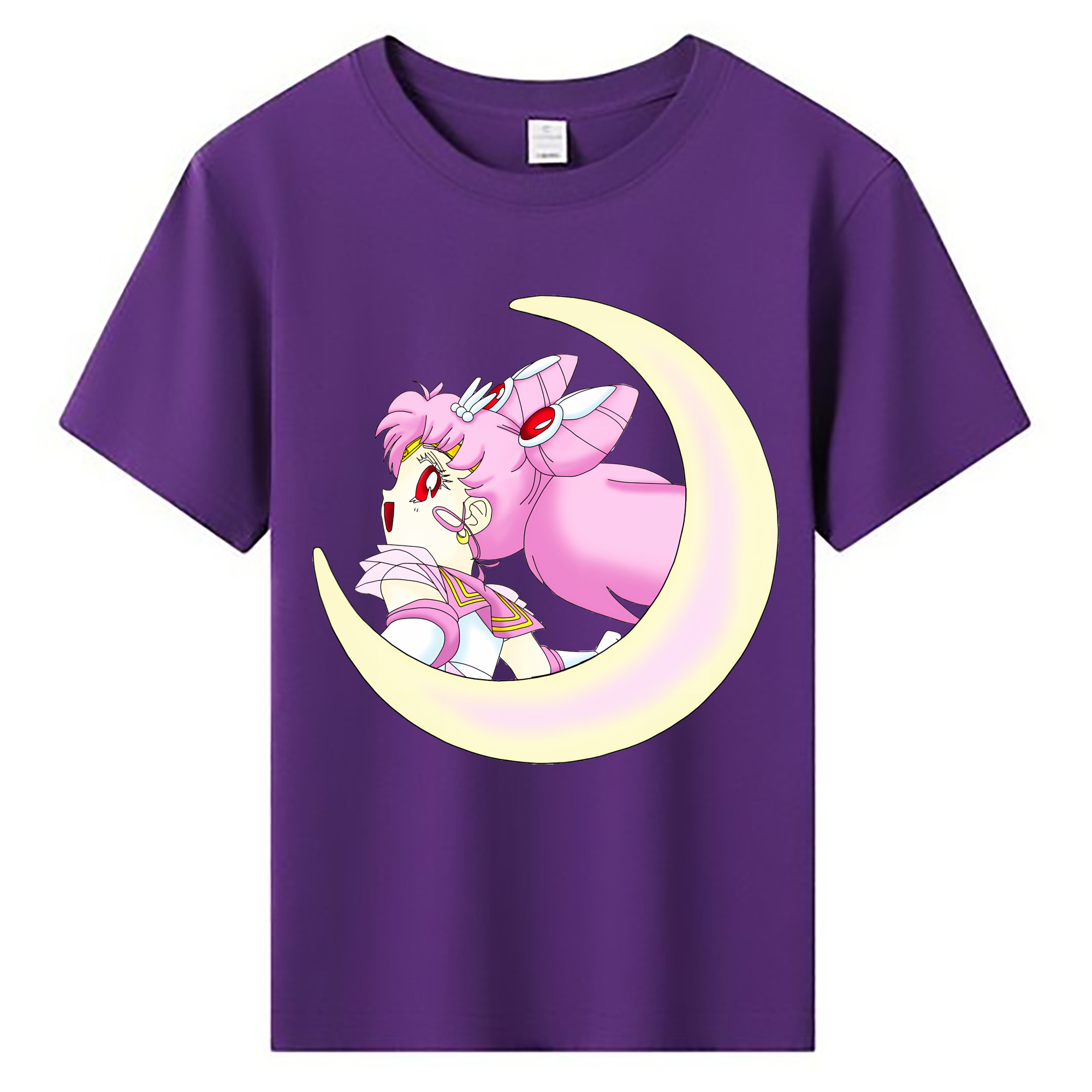（画像用） 美少女戦士セーラームーン ちびうさ Sailor Moon Chibiusa Tsukino Usagi Small Lady Serenity 綿100％キッズTシャツ（フロントプリント）