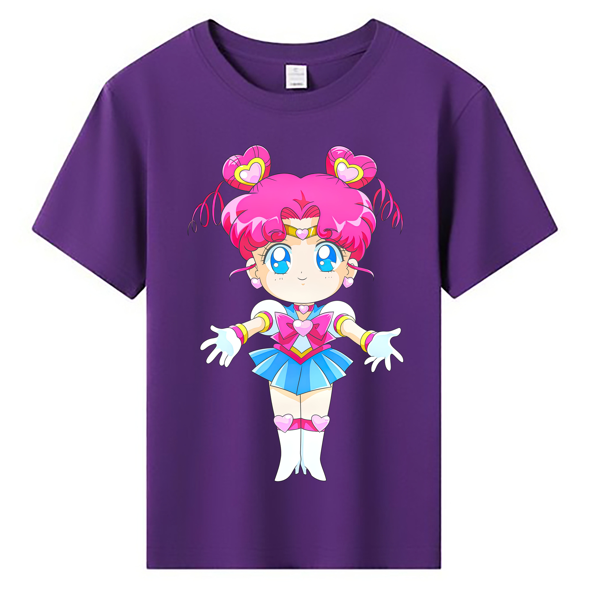 （画像用） 美少女戦士セーラームーン ちびうさ Sailor Moon Chibiusa Tsukino Usagi Small Lady Serenity 綿100％キッズTシャツ（フロントプリント）