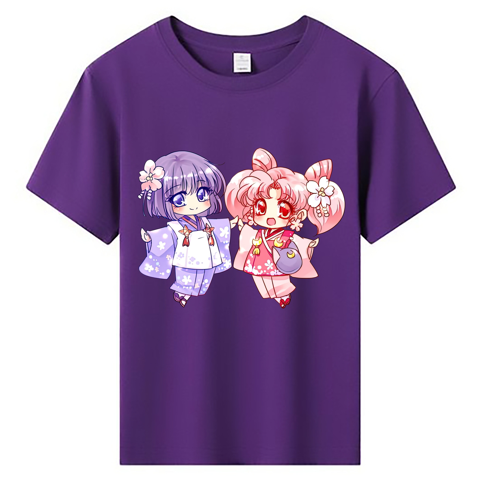 （画像用） 美少女戦士セーラームーン ちびうさ Sailor Moon Chibiusa Tsukino Usagi Small Lady Serenity 綿100％キッズTシャツ（フロントプリント）