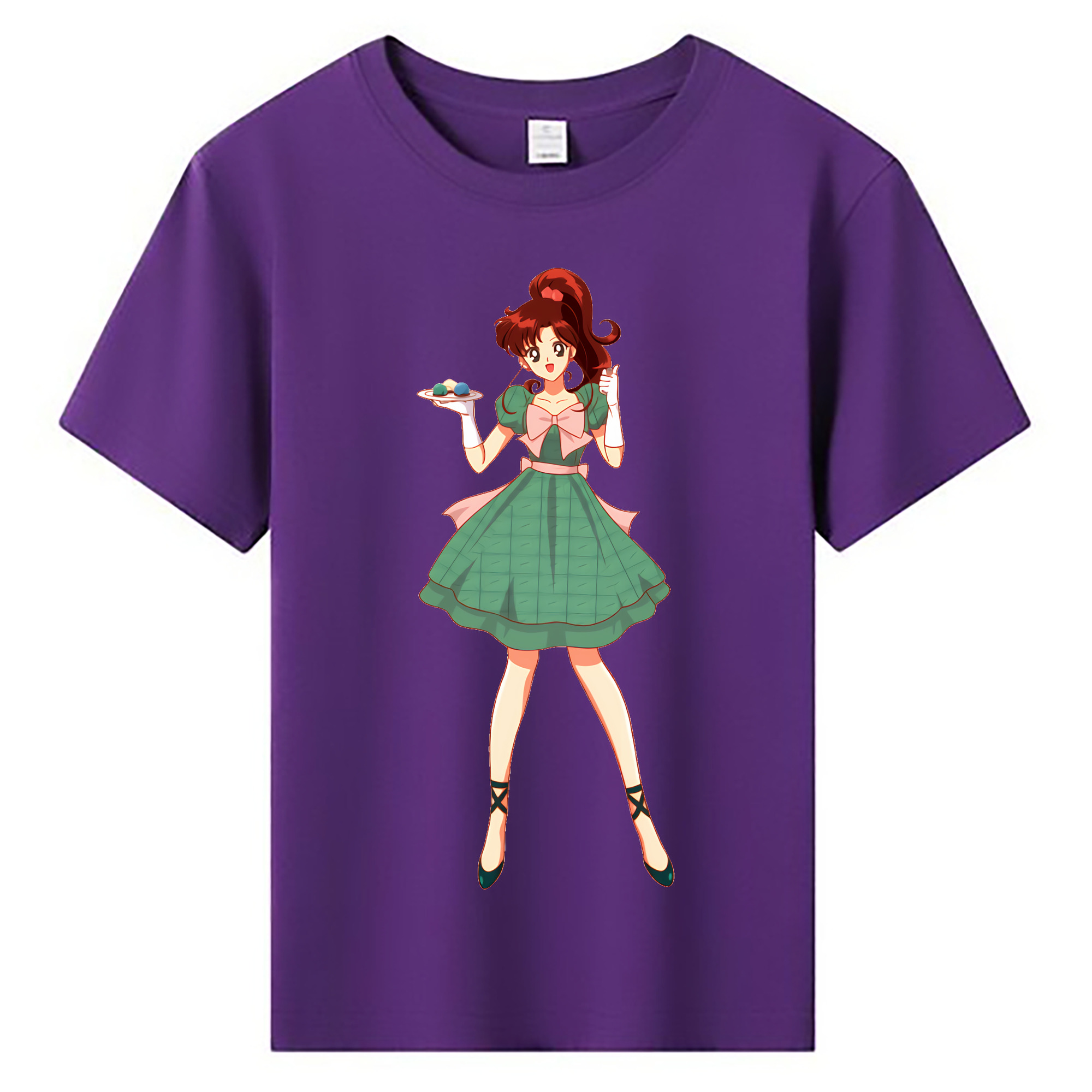（画像用） 美少女戦士セーラームーン 木野 まこと きの まこと Sailor Moon Kino Makoto （セーラージュピター；Sailor Jupiter） 綿100％キッズTシャツ（フロントプリント）
