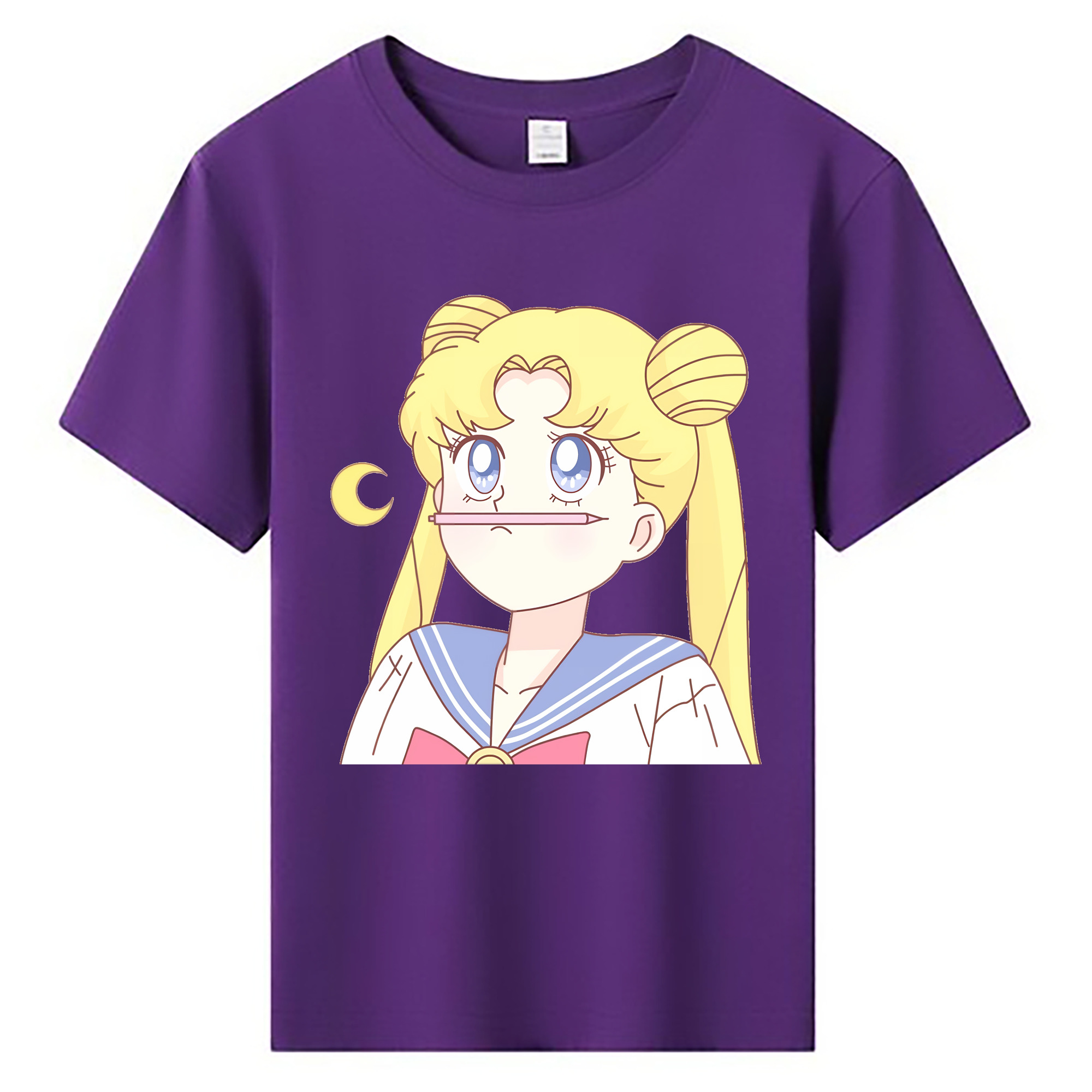 （画像用） 美少女戦士セーラームーン 愛野 美奈子 あいの みなこ Sailor Moon Aino Minako 綿100％キッズTシャツ（フロントプリント）