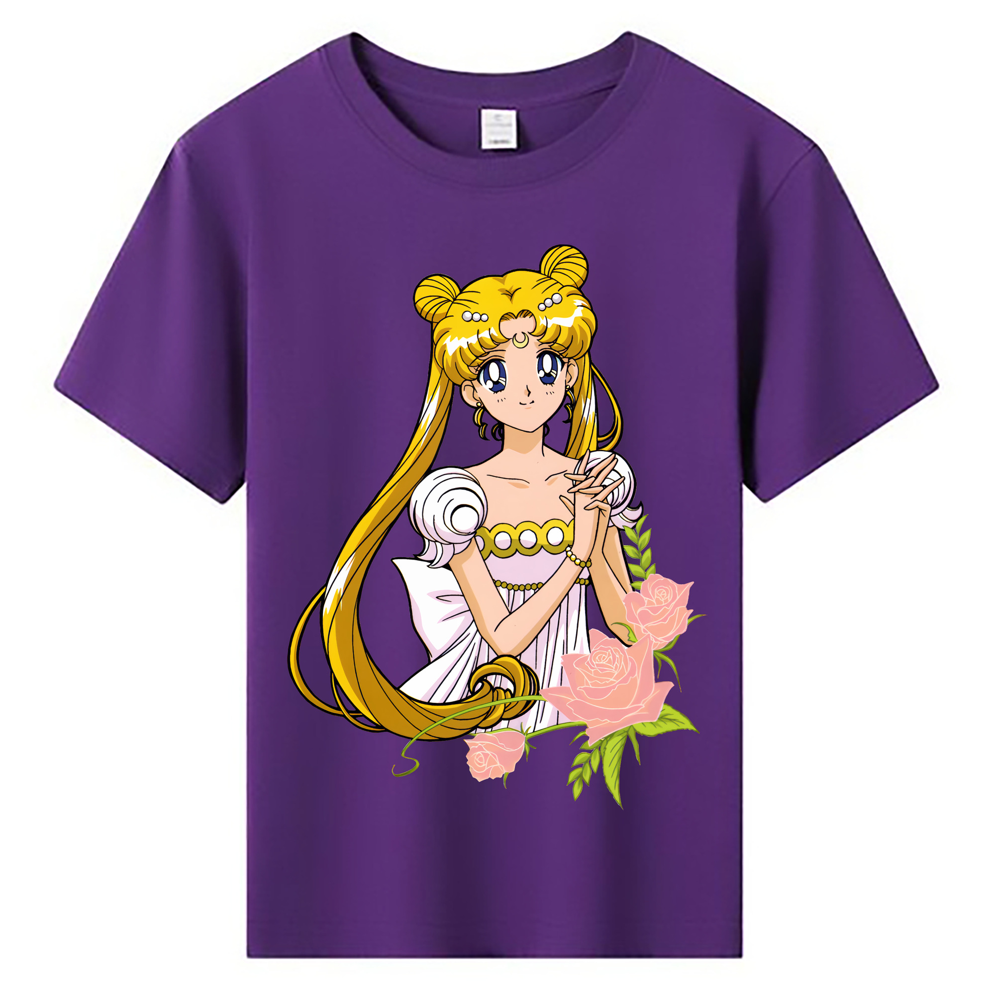 （画像用） 美少女戦士セーラームーン 愛野 美奈子 あいの みなこ Sailor Moon Aino Minako 綿100％キッズTシャツ（フロントプリント）