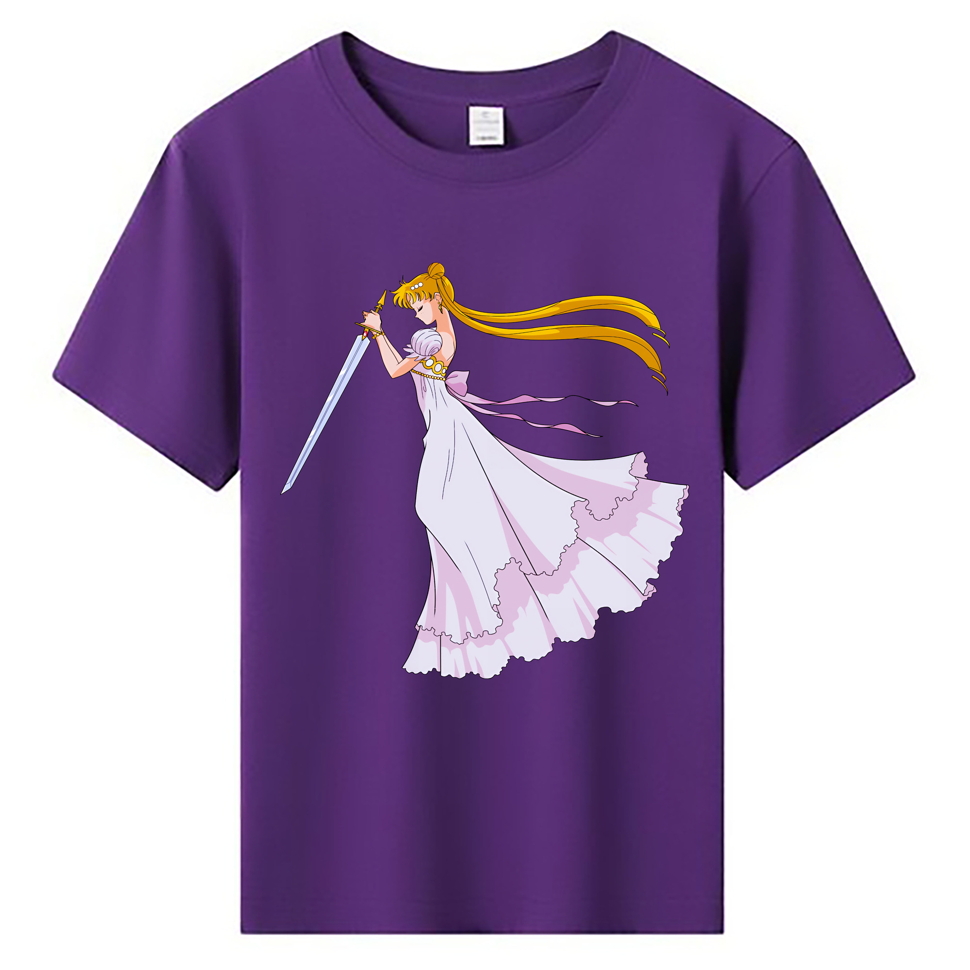 （画像用） 美少女戦士セーラームーン 愛野 美奈子 あいの みなこ Sailor Moon Aino Minako 綿100％キッズTシャツ（フロントプリント）