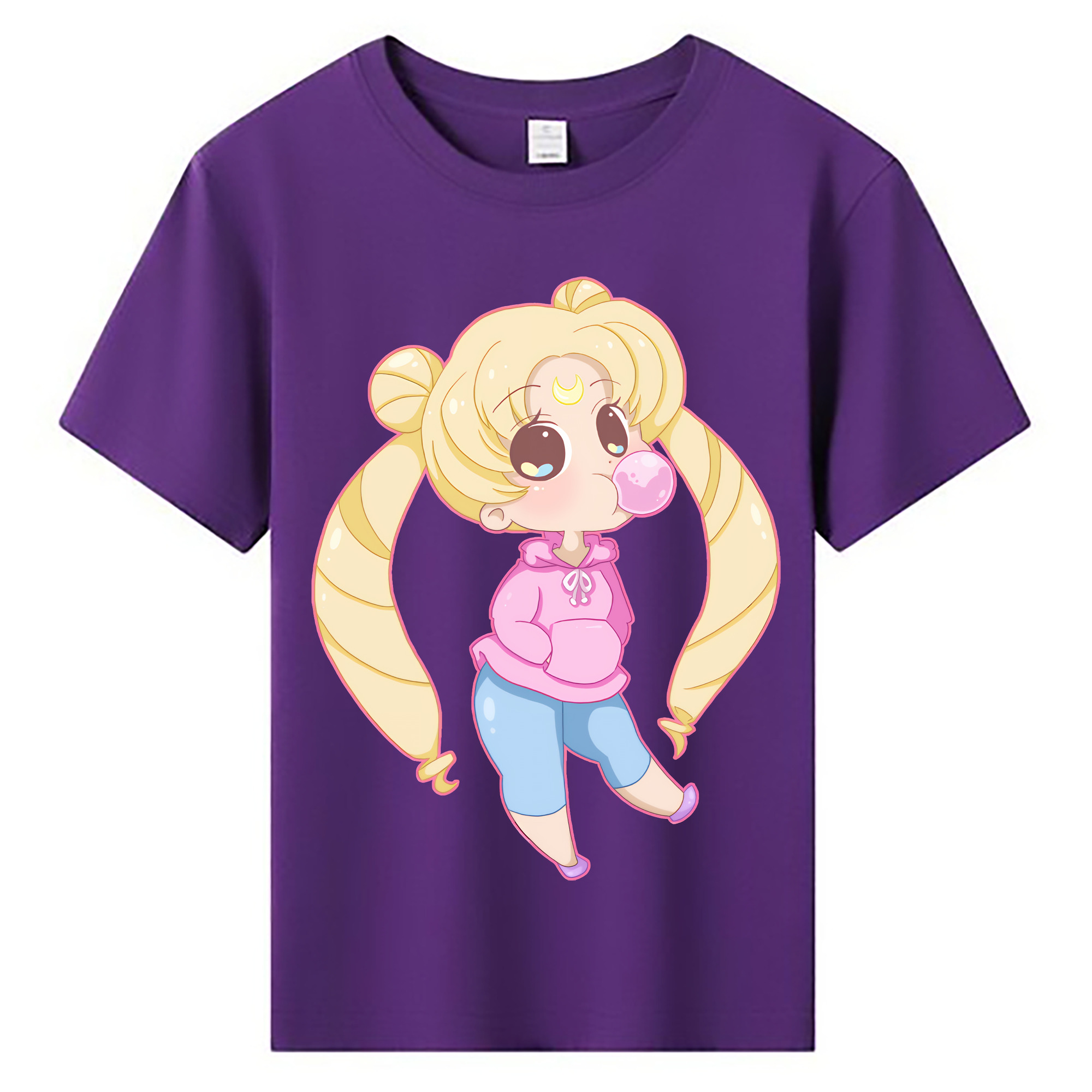（画像用） 美少女戦士セーラームーン 愛野 美奈子 あいの みなこ Sailor Moon Aino Minako 綿100％キッズTシャツ（フロントプリント）