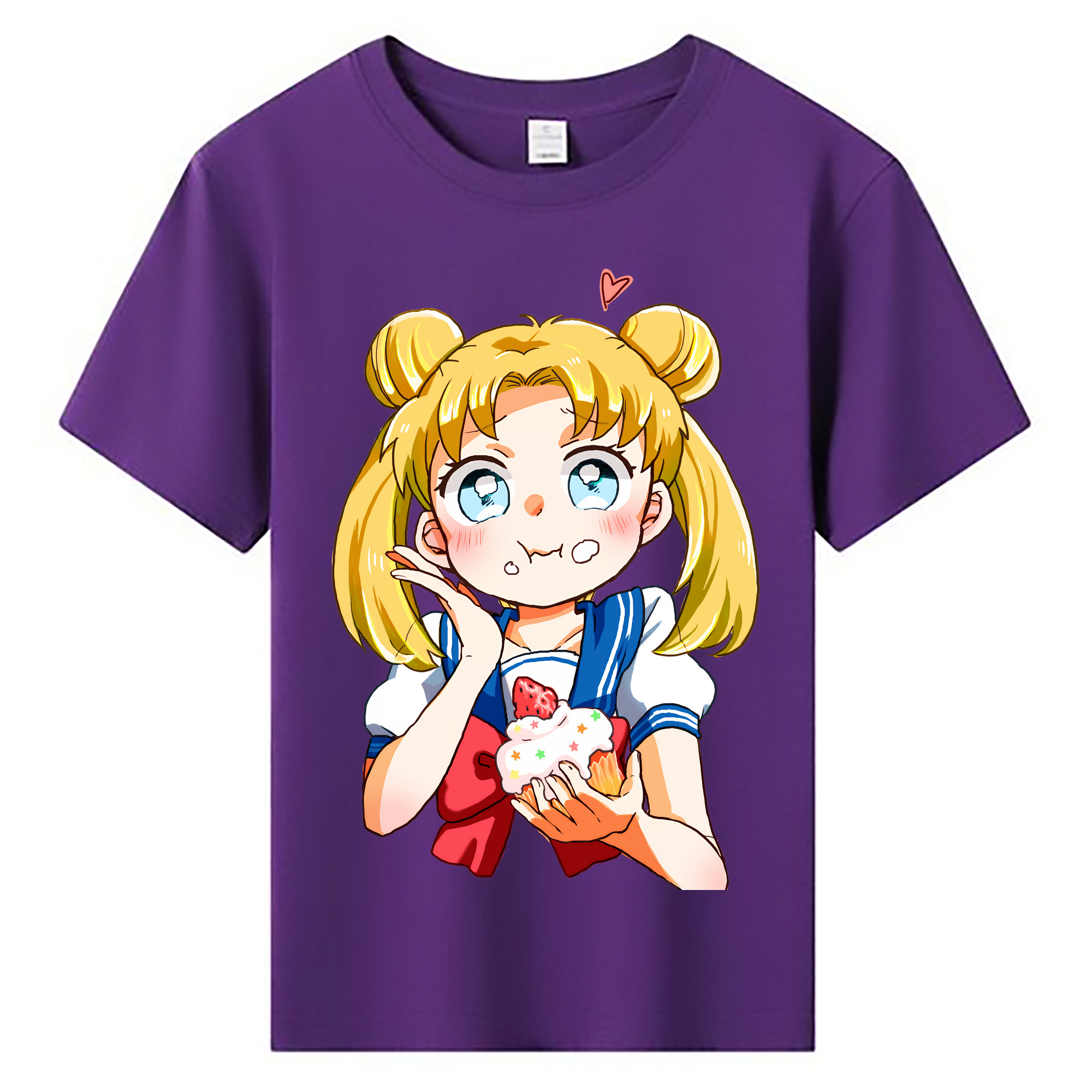 （画像用） 美少女戦士セーラームーン 愛野 美奈子 あいの みなこ Sailor Moon Aino Minako 綿100％キッズTシャツ（フロントプリント）