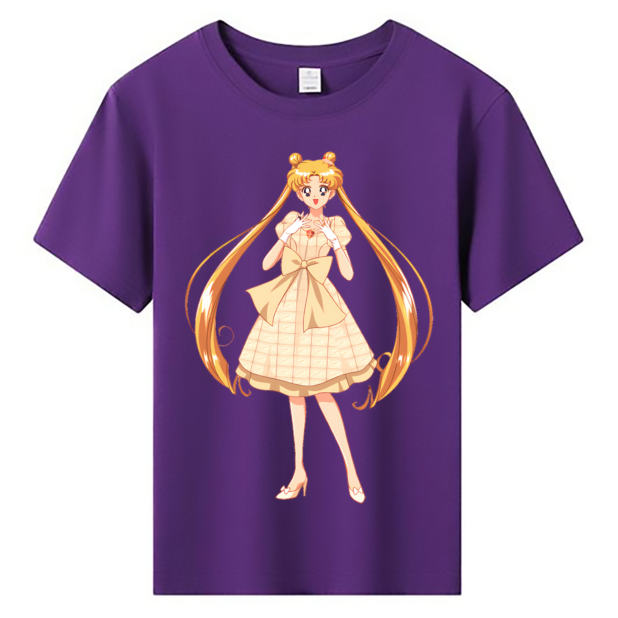 （画像用） 美少女戦士セーラームーン 愛野 美奈子 あいの みなこ Sailor Moon Aino Minako 綿100％キッズTシャツ（フロントプリント）