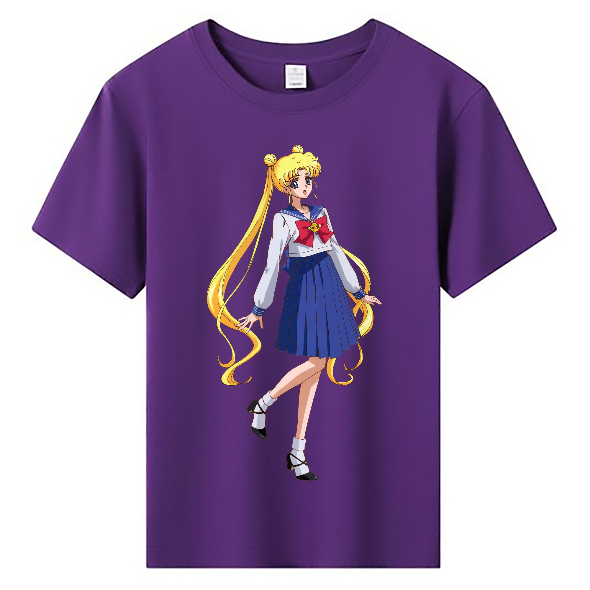 （画像用） 美少女戦士セーラームーン 愛野 美奈子 あいの みなこ Sailor Moon Aino Minako 綿100％キッズTシャツ（フロントプリント）