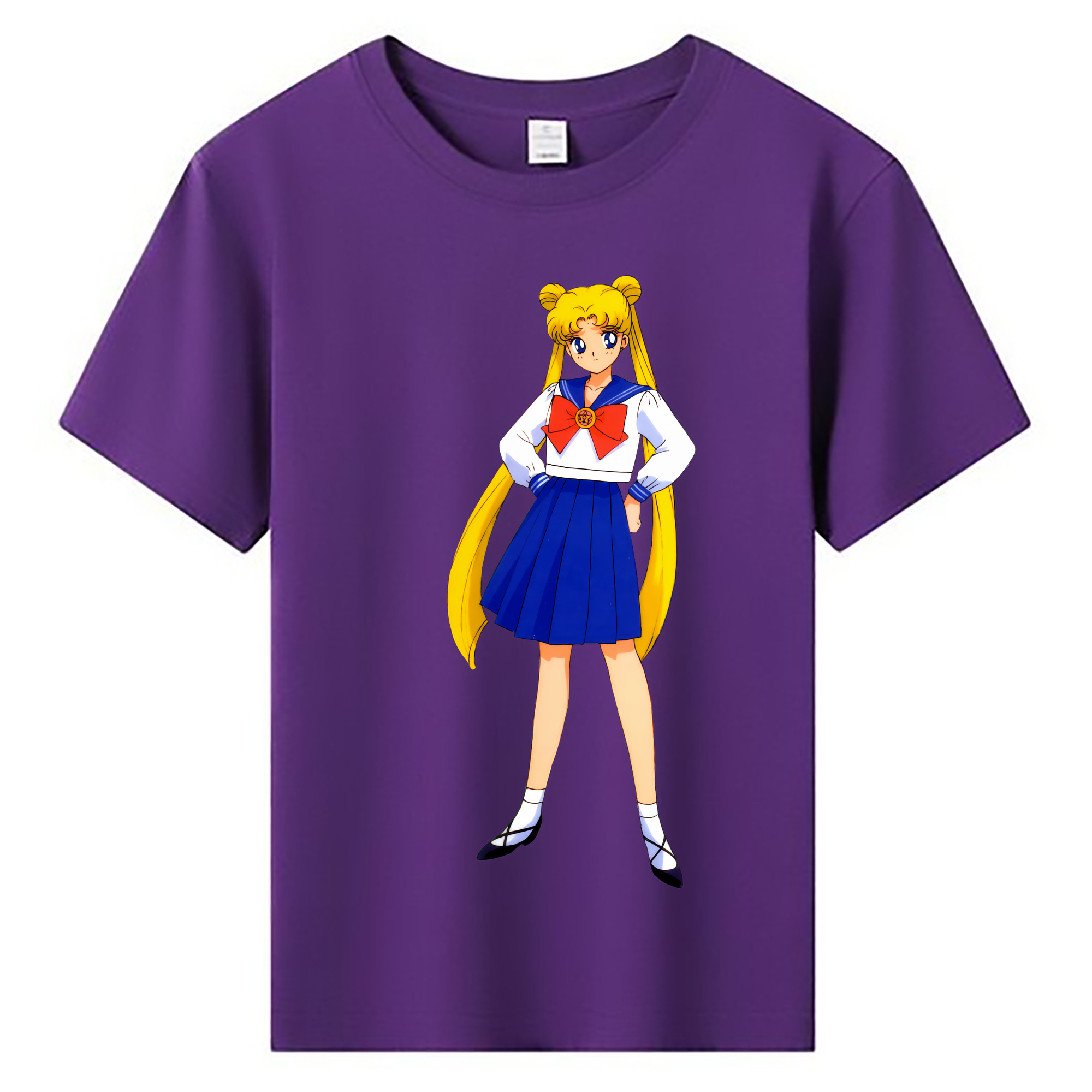 （画像用） 美少女戦士セーラームーン 愛野 美奈子 あいの みなこ Sailor Moon Aino Minako 綿100％キッズTシャツ（フロントプリント）