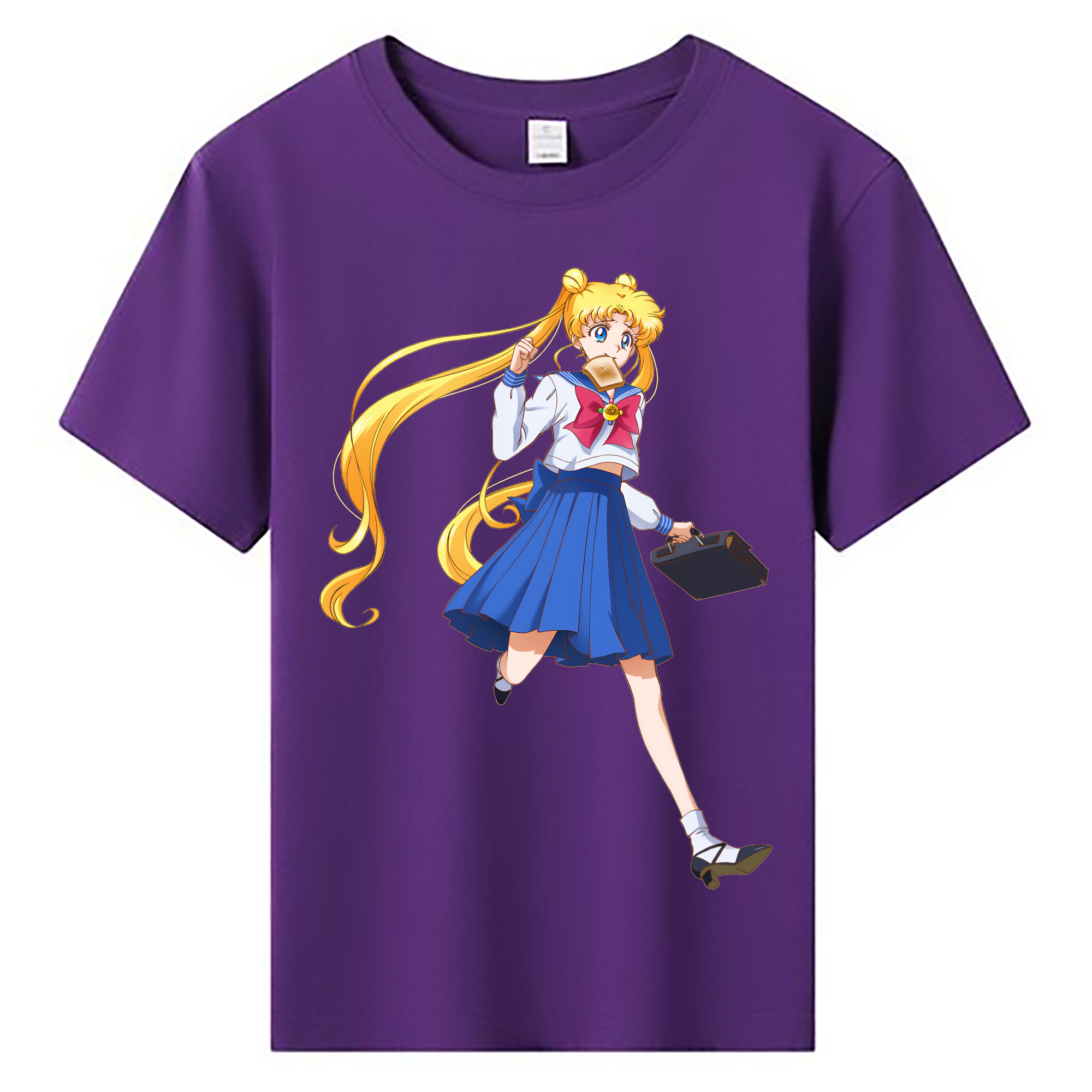 （画像用） 美少女戦士セーラームーン 愛野 美奈子 あいの みなこ Sailor Moon Aino Minako 綿100％キッズTシャツ（フロントプリント）