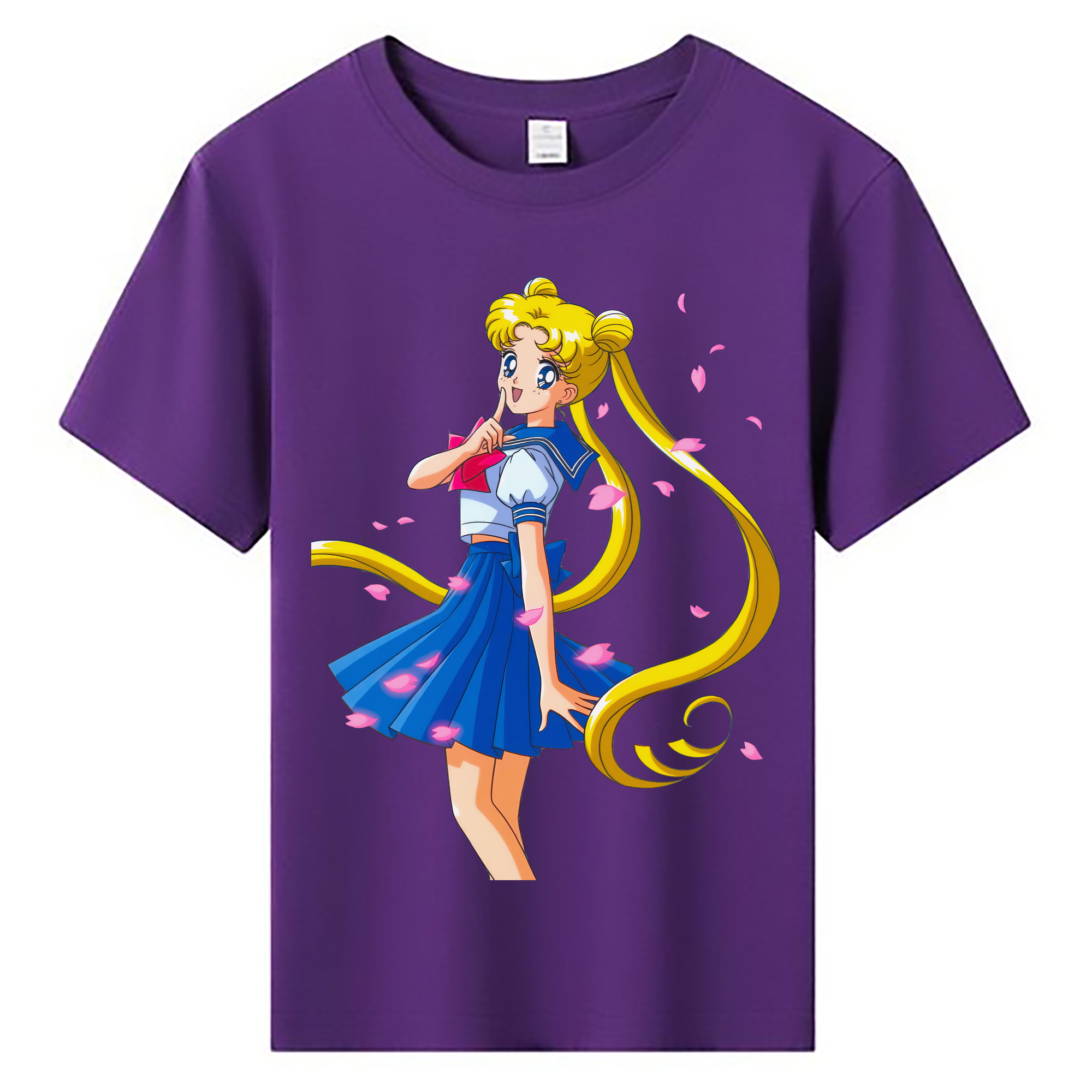 （画像用） 美少女戦士セーラームーン 愛野 美奈子 あいの みなこ Sailor Moon Aino Minako 綿100％キッズTシャツ（フロントプリント）