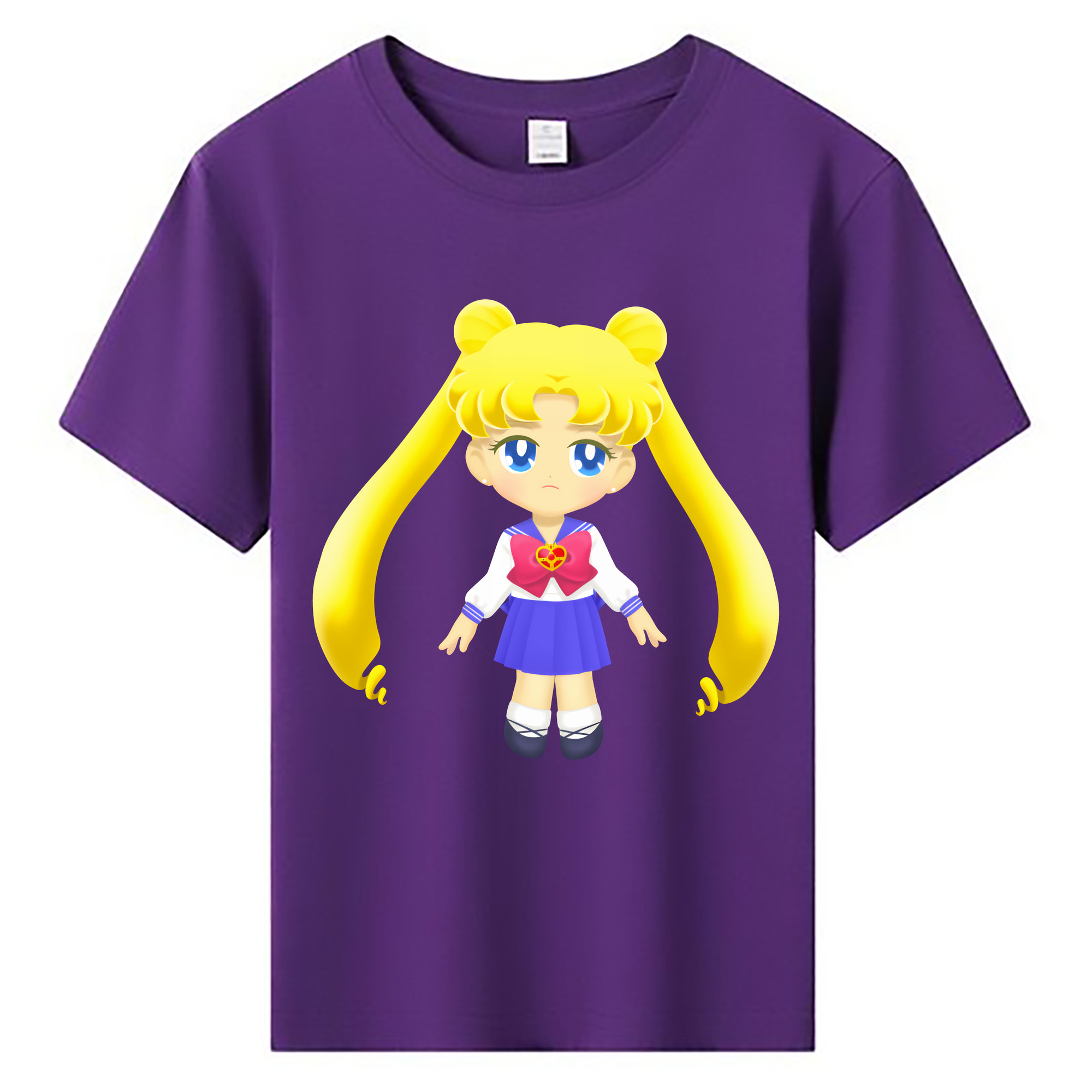 （画像用） 美少女戦士セーラームーン 愛野 美奈子 あいの みなこ Sailor Moon Aino Minako 綿100％キッズTシャツ（フロントプリント）