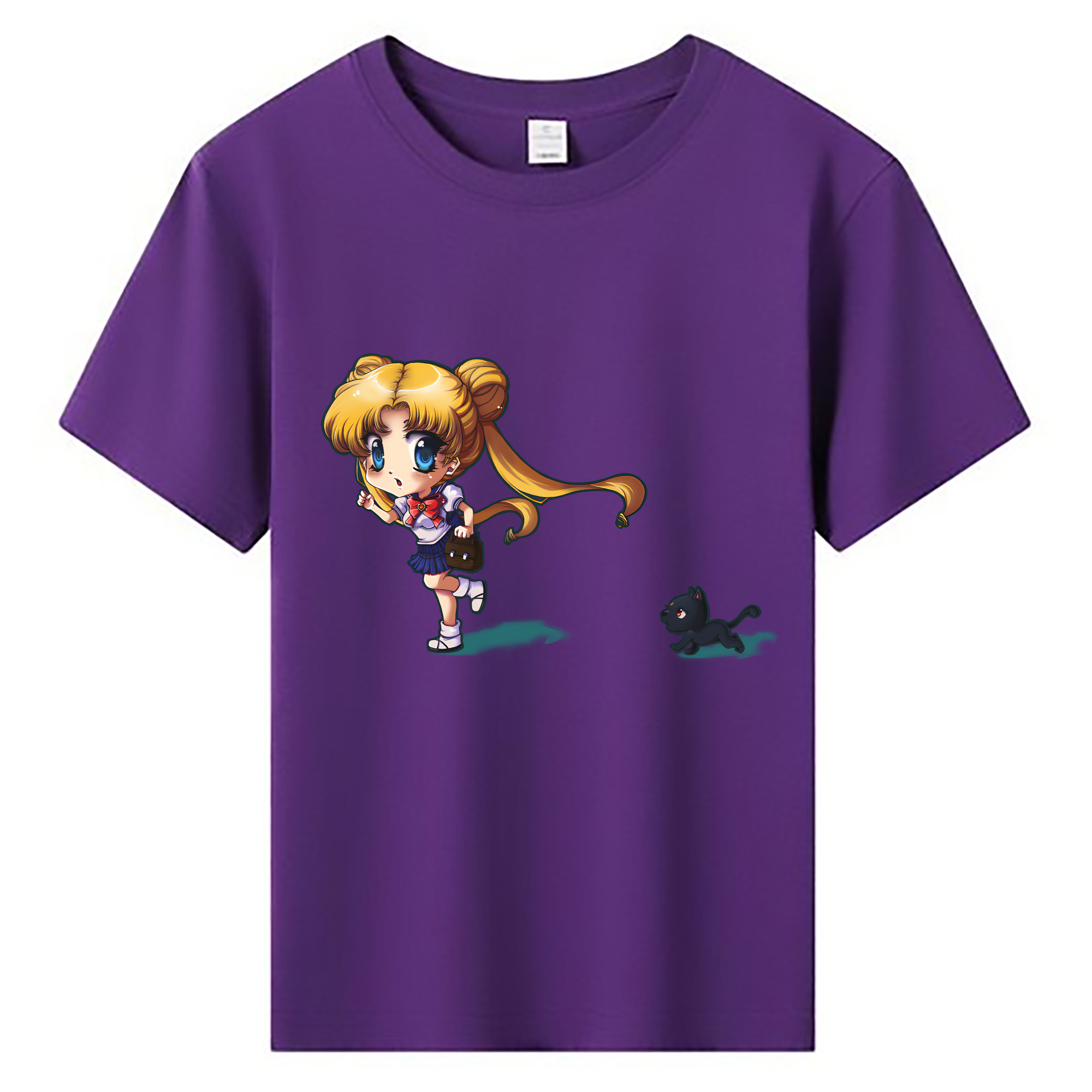 （画像用） 美少女戦士セーラームーン 愛野 美奈子 あいの みなこ Sailor Moon Aino Minako 綿100％キッズTシャツ（フロントプリント）
