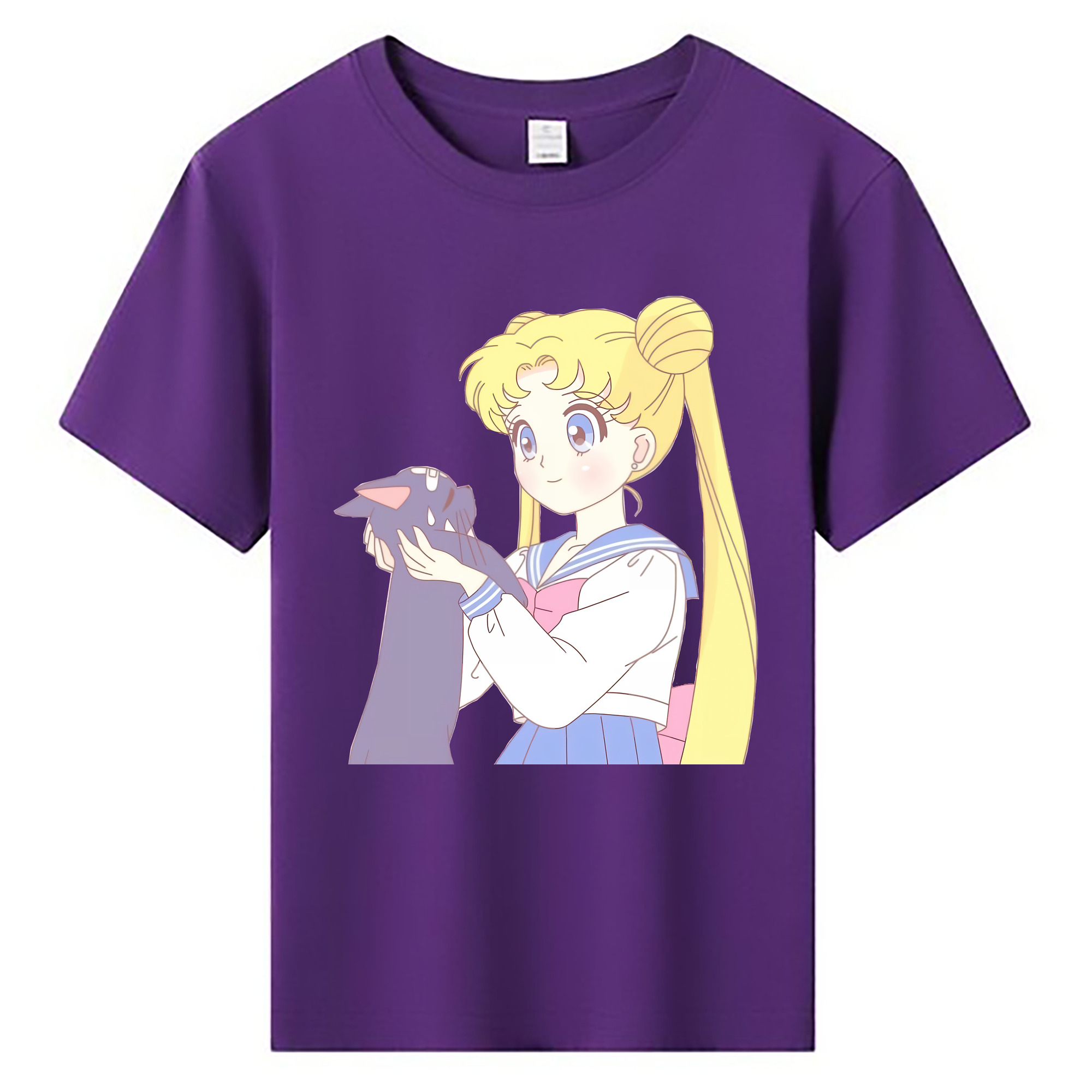 （画像用） 美少女戦士セーラームーン 愛野 美奈子 あいの みなこ Sailor Moon Aino Minako 綿100％キッズTシャツ（フロントプリント）