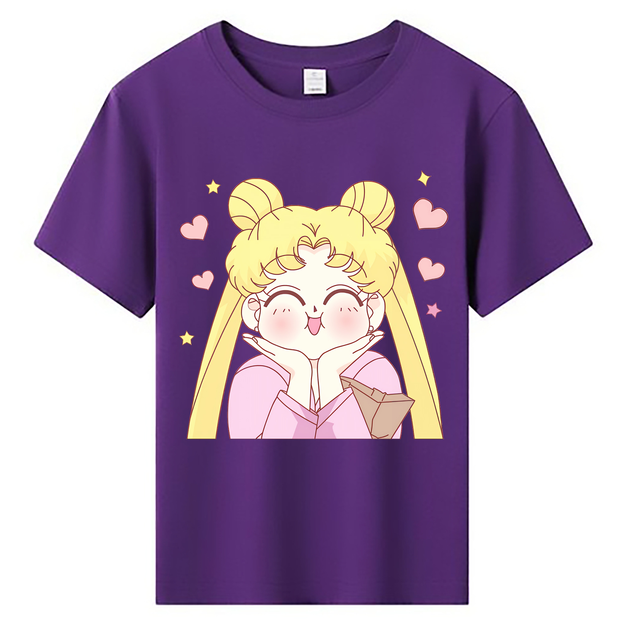 （画像用） 美少女戦士セーラームーン 愛野 美奈子 あいの みなこ Sailor Moon Aino Minako 綿100％キッズTシャツ（フロントプリント）