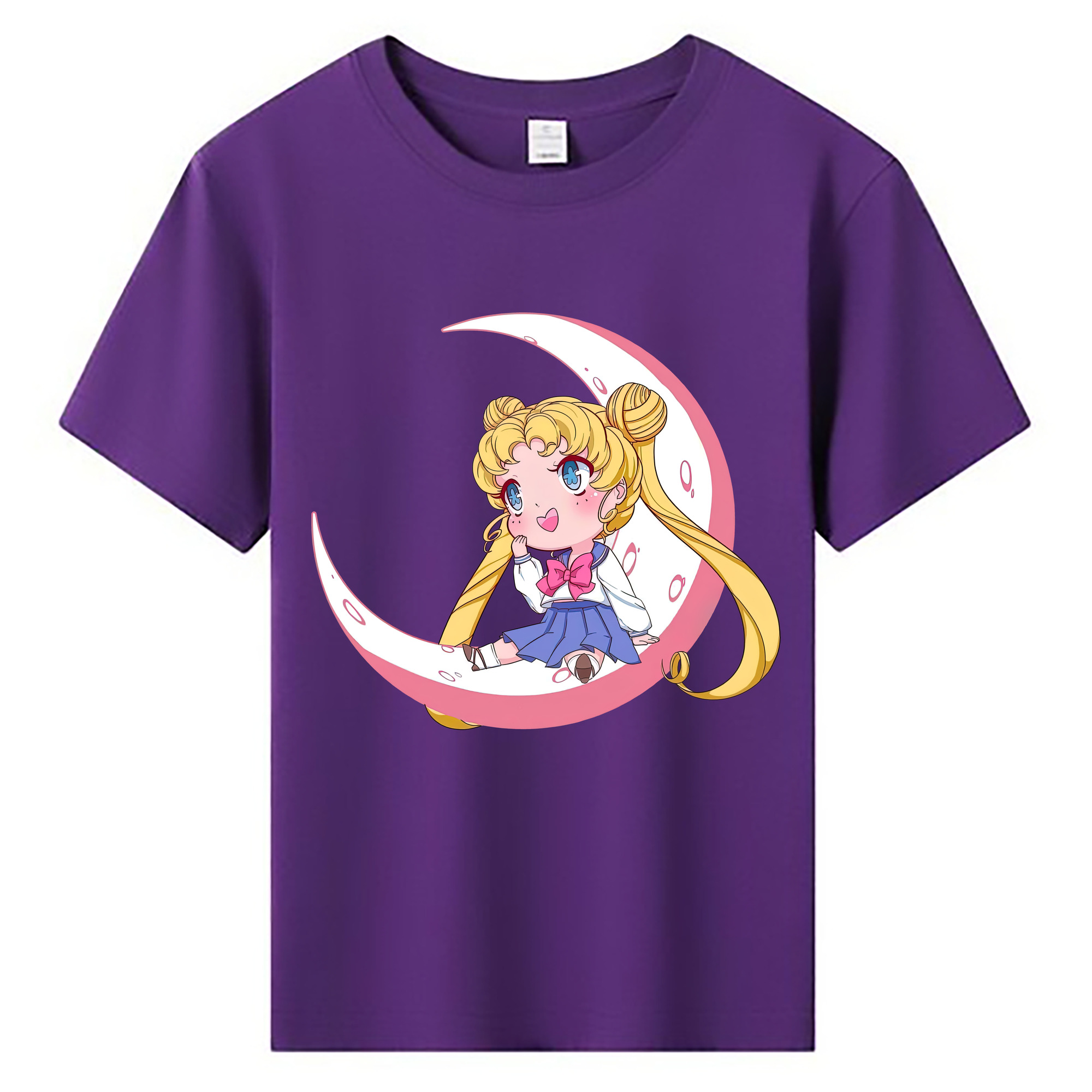 （画像用） 美少女戦士セーラームーン 愛野 美奈子 あいの みなこ Sailor Moon Aino Minako 綿100％キッズTシャツ（フロントプリント）