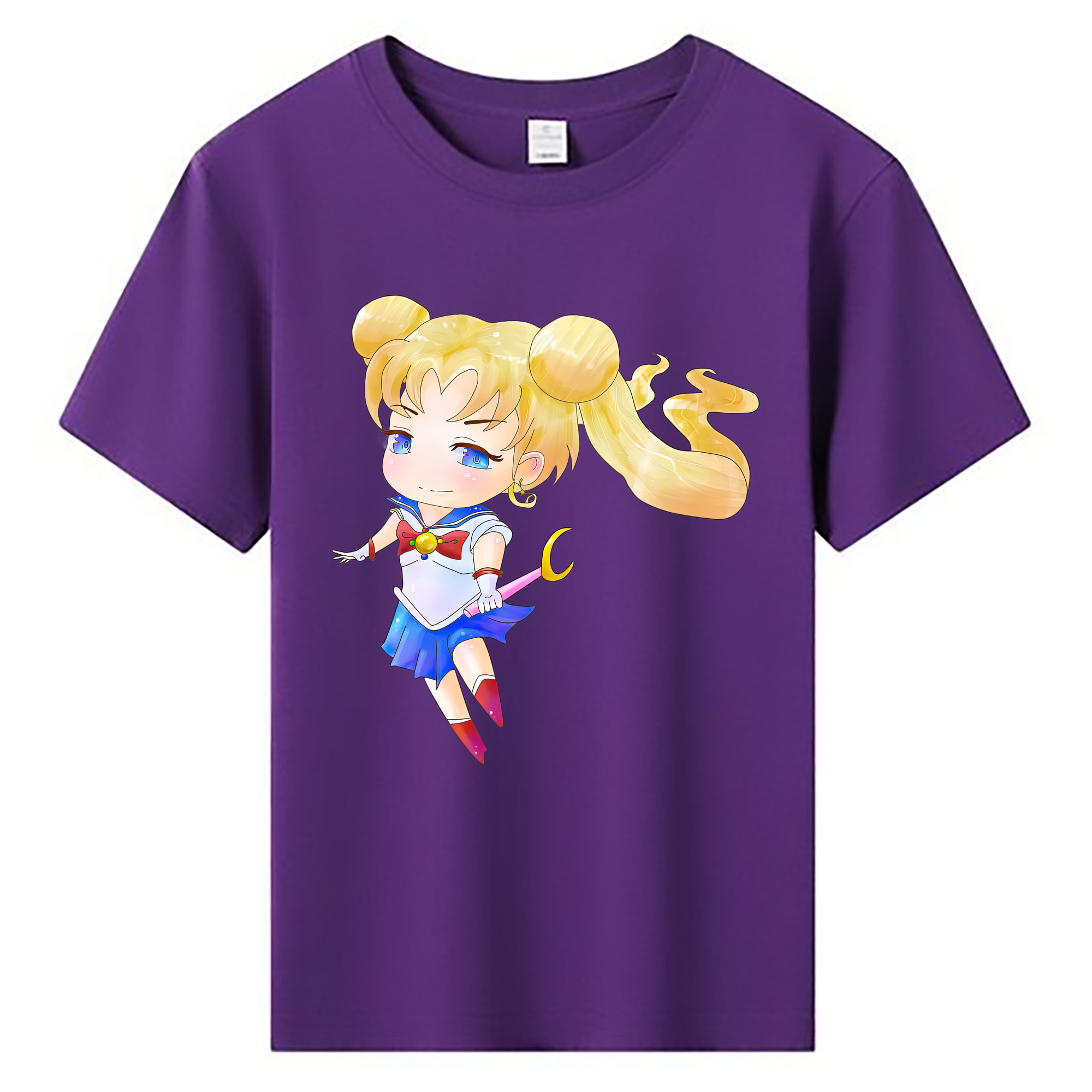 （画像用） 美少女戦士セーラームーン 愛野 美奈子 あいの みなこ Sailor Moon Aino Minako 綿100％キッズTシャツ（フロントプリント）