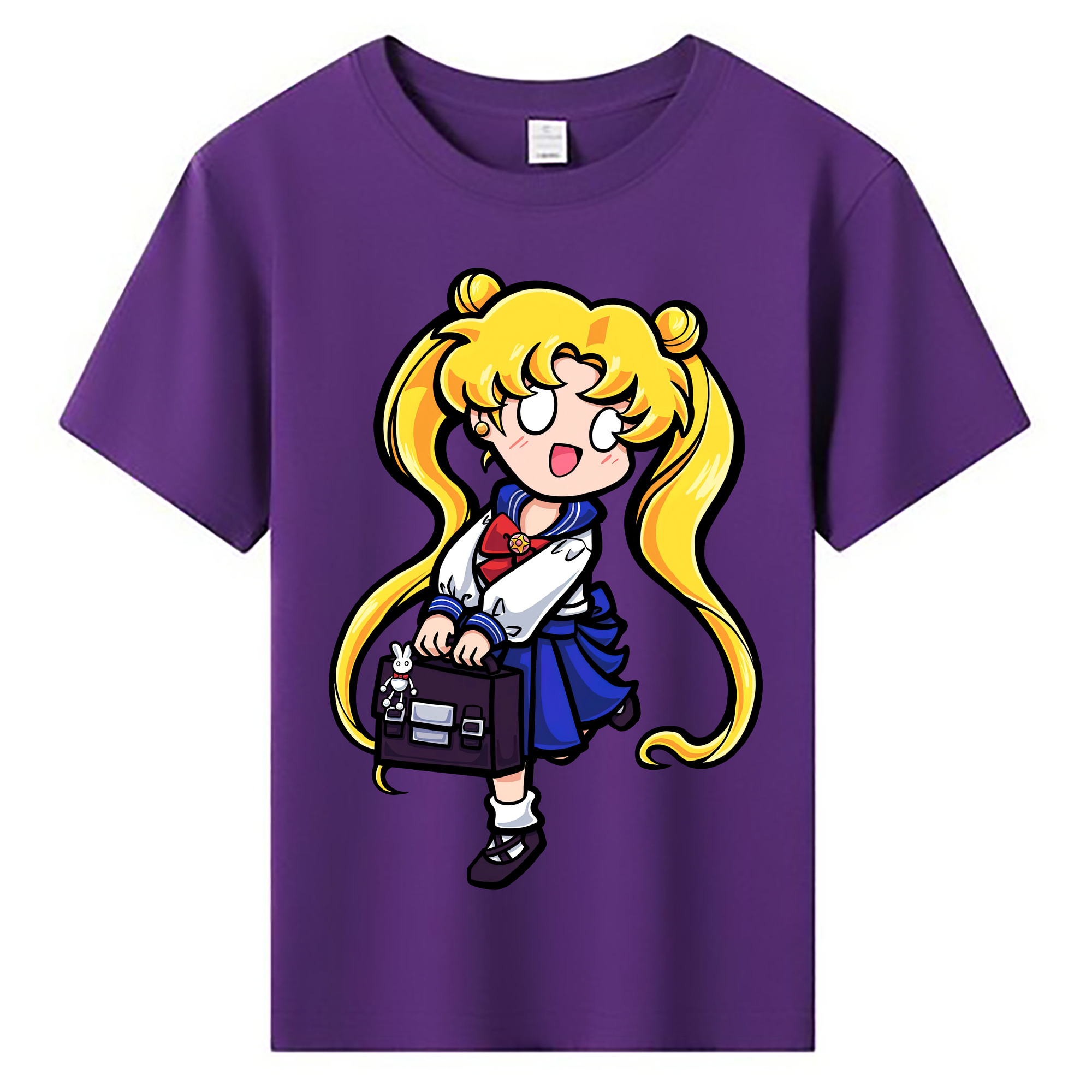（画像用） 美少女戦士セーラームーン 愛野 美奈子 あいの みなこ Sailor Moon Aino Minako 綿100％キッズTシャツ（フロントプリント）