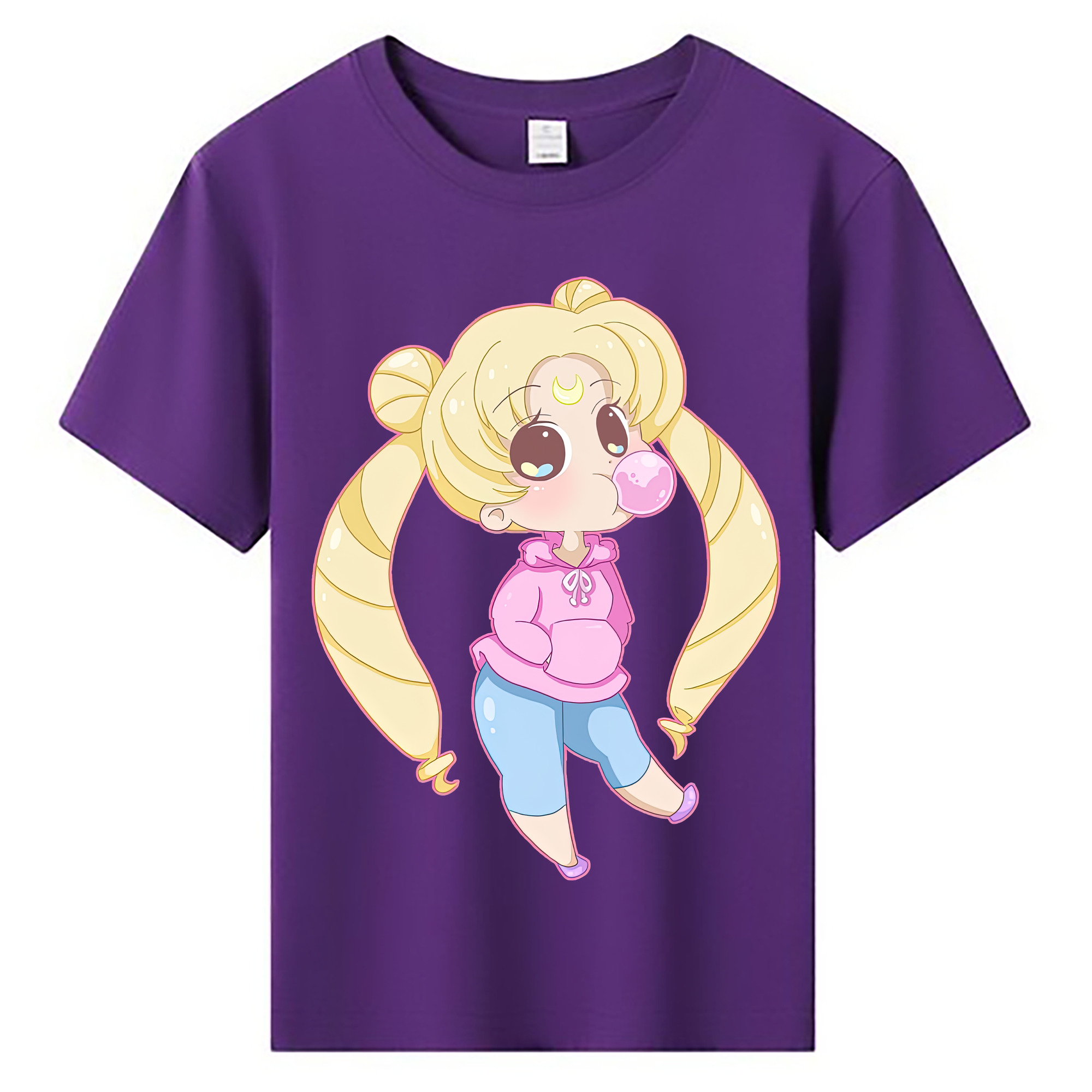 （画像用） 美少女戦士セーラームーン 愛野 美奈子 あいの みなこ Sailor Moon Aino Minako 綿100％キッズTシャツ（フロントプリント）